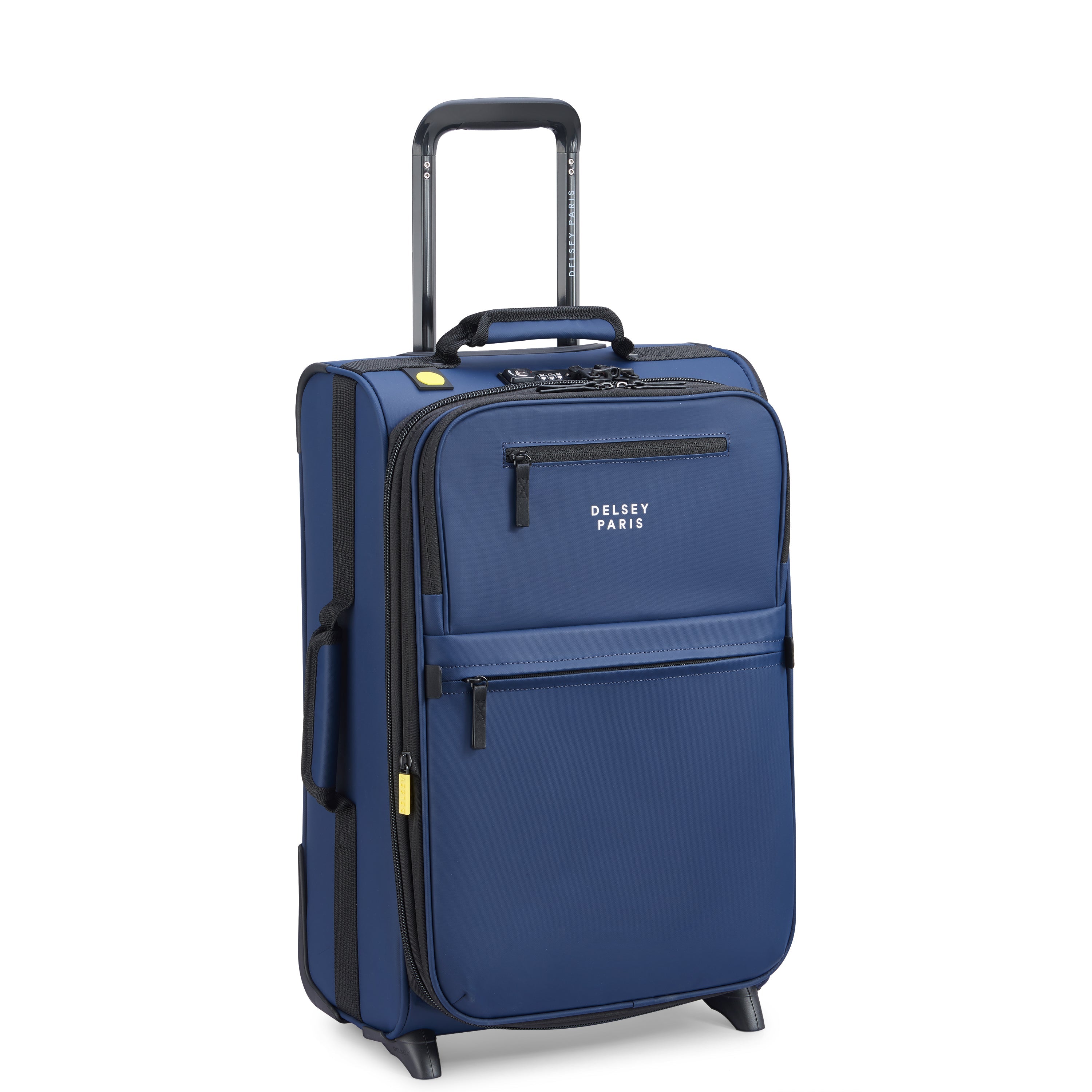delsey-paris-maubert-2-0-kabinenkoffer-55cm-blau-erweiterbar image 2