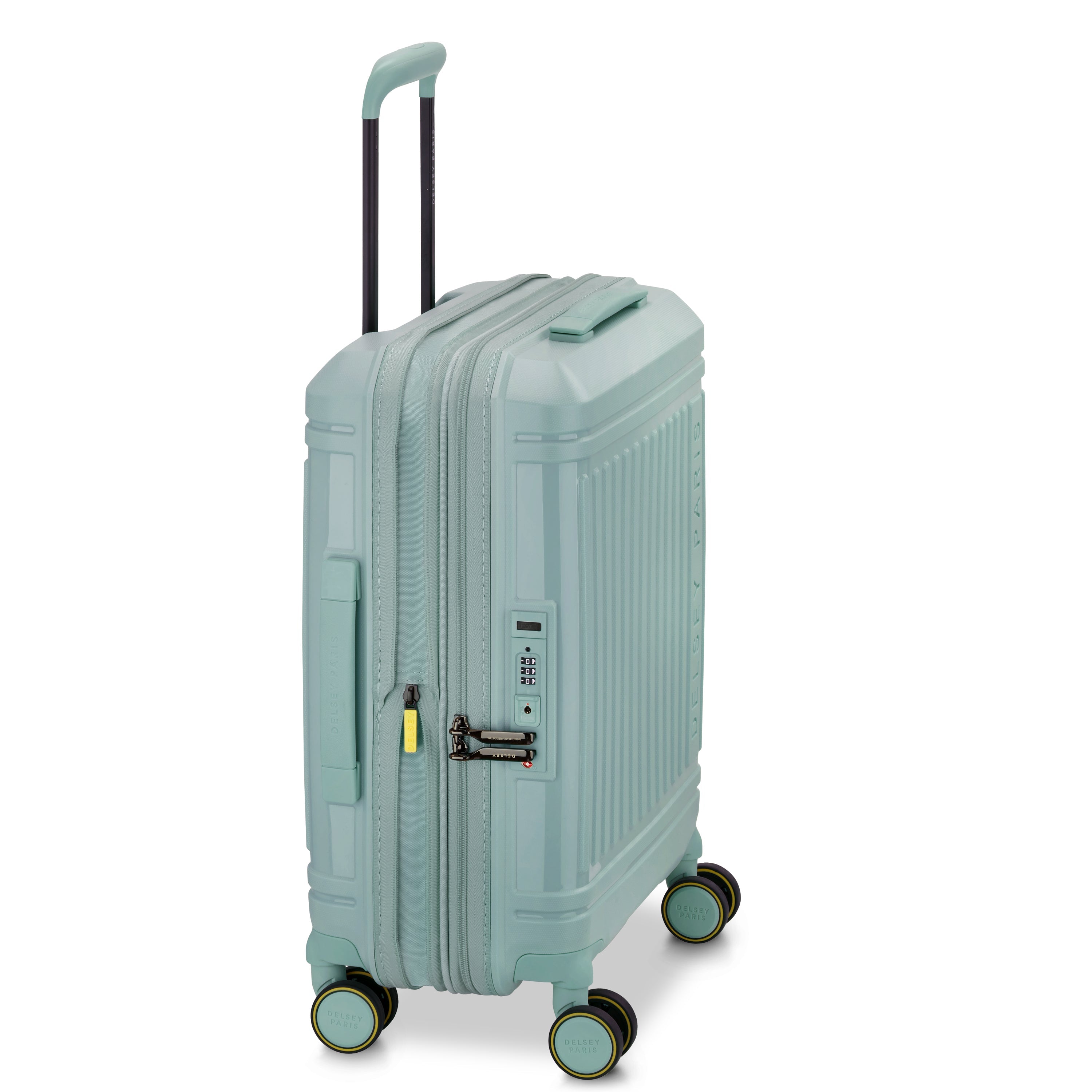 delsey-lutece-kabinenkoffer-55cm-slim-sage-green-erweiterbar image 7