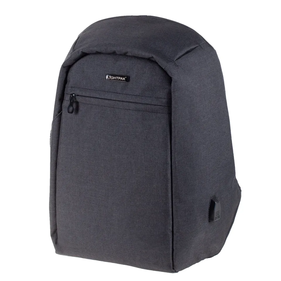 lightpak-safebag-rucksack-anthrazit-laptop-15-zoll-usb image 1