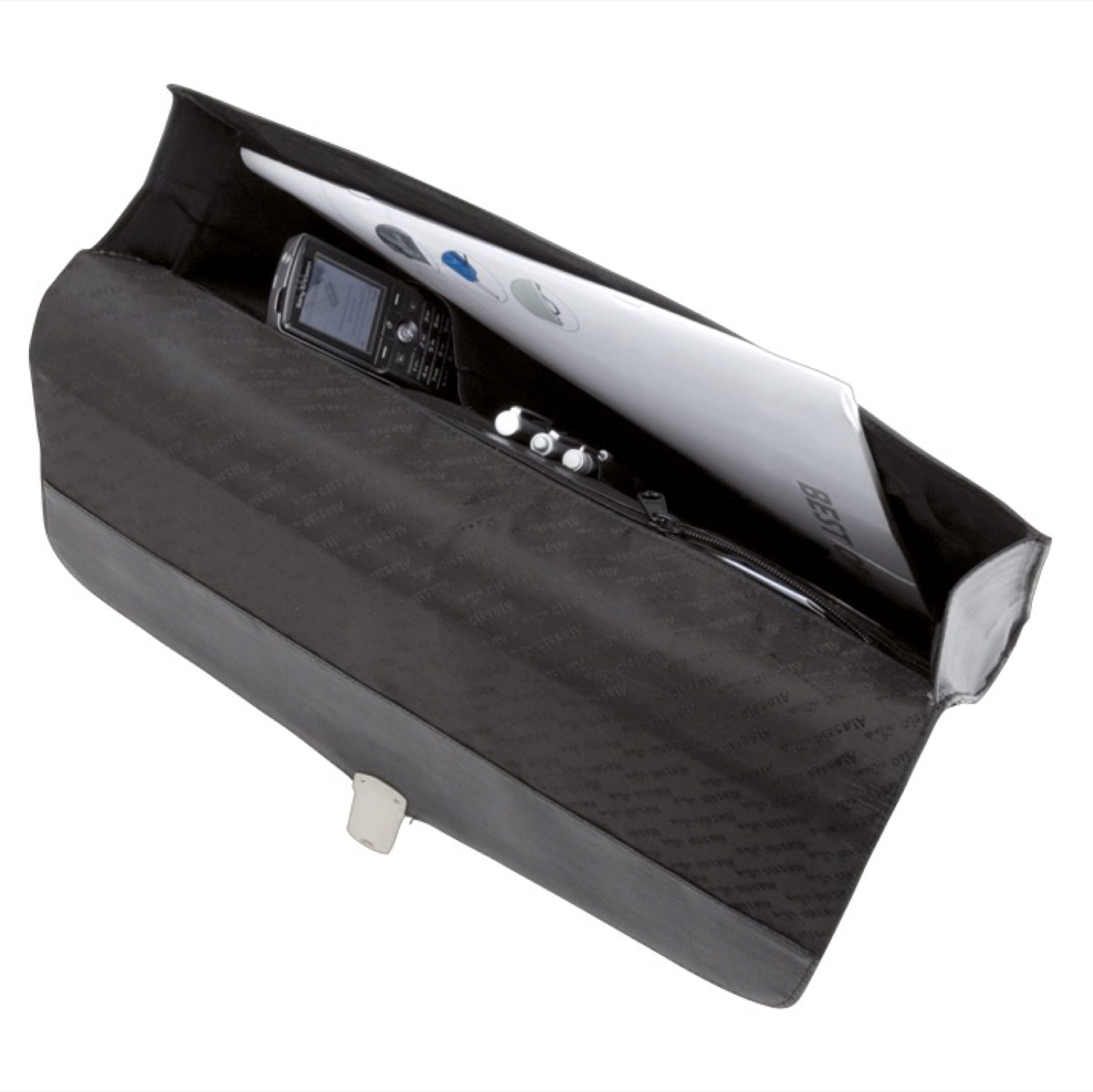 alumaxx-udine-dokumententasche-leder-schwarz-a4-mit-schloss image 2