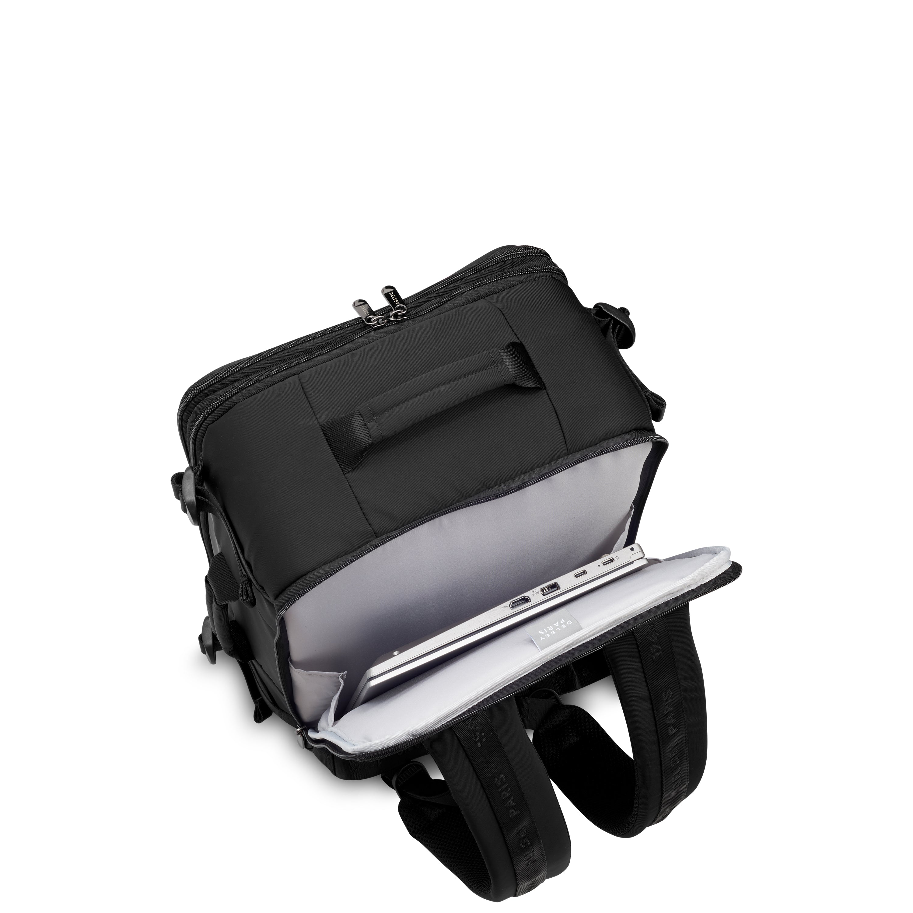 delsey-brochant-3-shadow-5-0-rucksack-24l-schwarz-underseater image 8