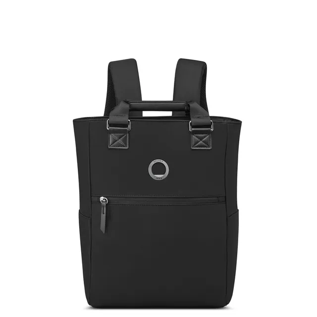 delsey-victoire-tote-rucksack-17l-schwarz-mit-laptopfach image 1