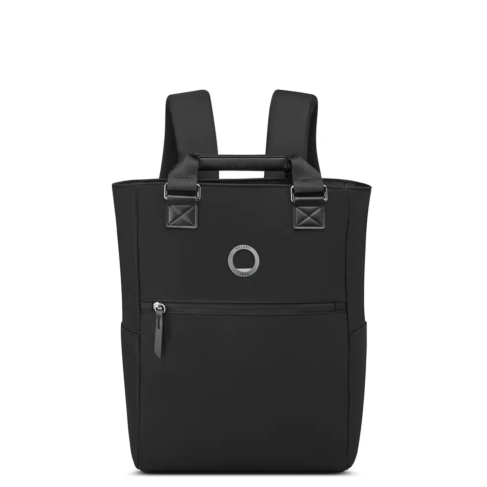delsey-victoire-tote-rucksack-17l-schwarz-mit-laptopfach image 1
