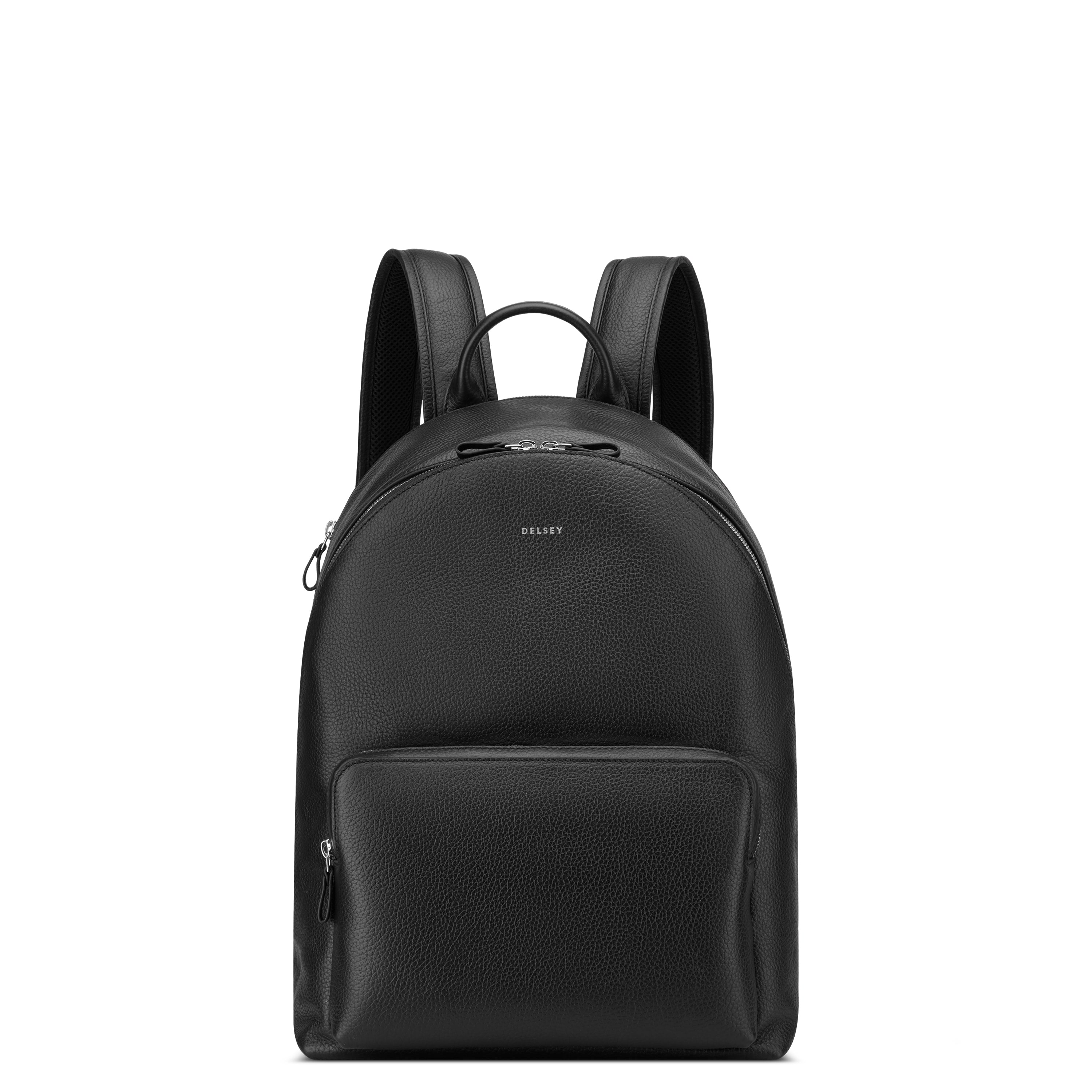 delsey-paris-le-cuir-lisse-graine-rucksack-23-l-schwarz-leder image 4
