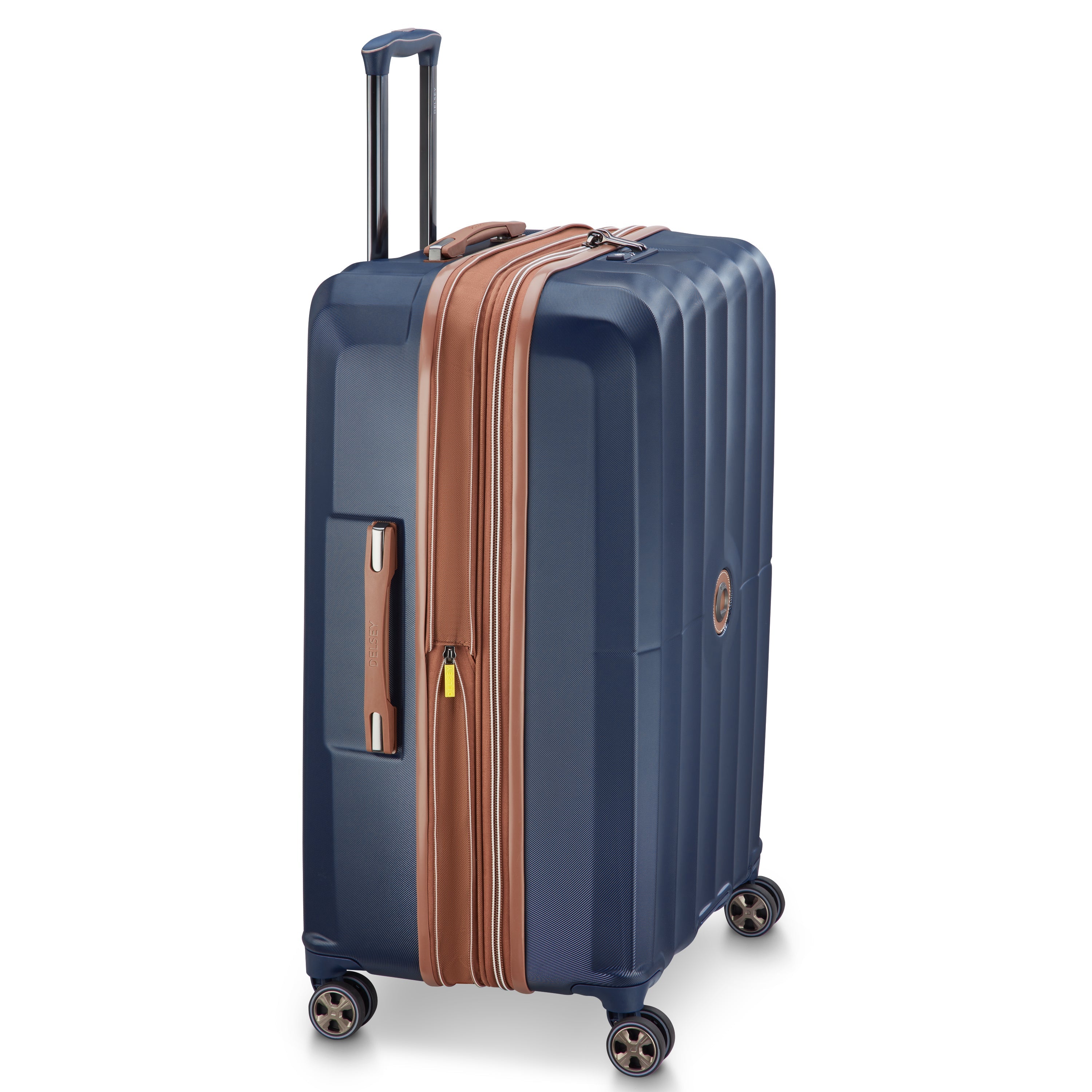 delsey-carrousel-2-koffer-76-cm-blau-erweiterbar-hartschale image 7