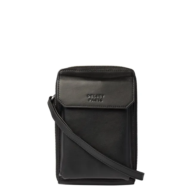 delsey-le-cuir-lisse-geldb-rse-schwarz-leder-4 image 1