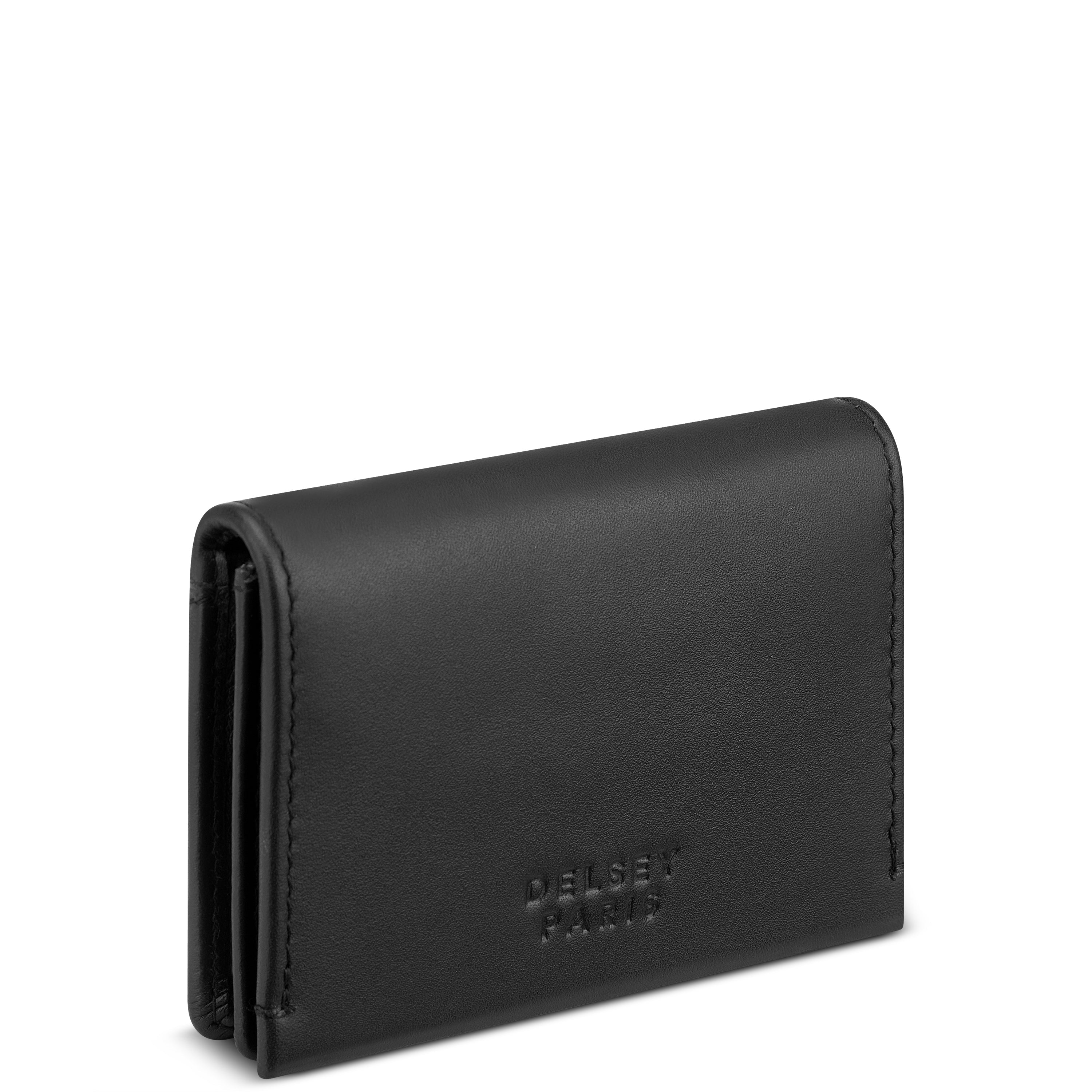 delsey-le-cuir-lisse-geldbeutel-leder-schwarz image 2