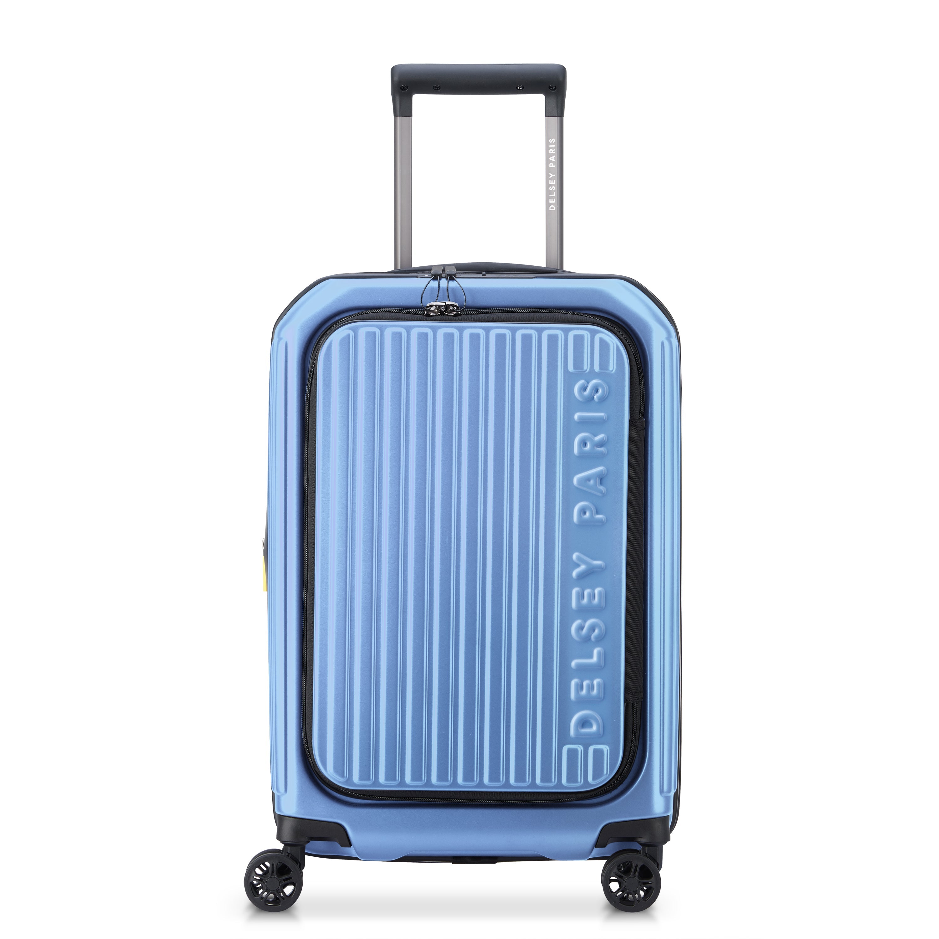 delsey-securitime-zip-kabinenkoffer-55-cm-lavendelblau image 1