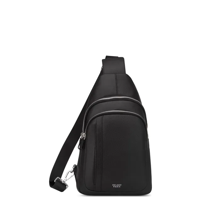 delsey-le-cuir-grain-holster-bag-schwarz-leder image 1