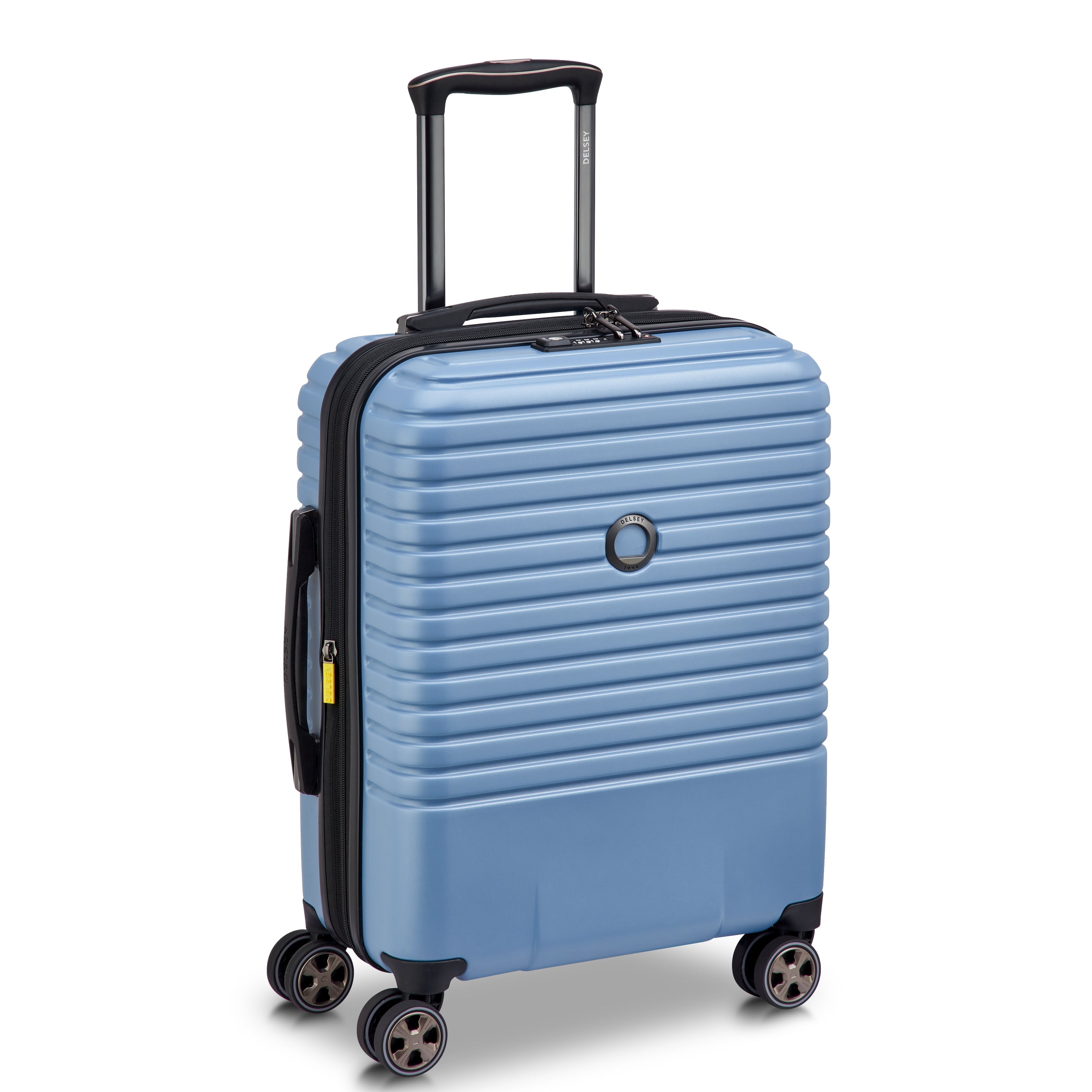 delsey-paris-caumartin-plus-kabinenkoffer-55-cm-blau-erweiterbar image 2