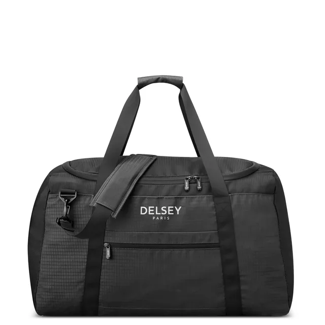 delsey-nomade-duffle-bag-65-cm-schwarz-faltbar-reisetasche image 1