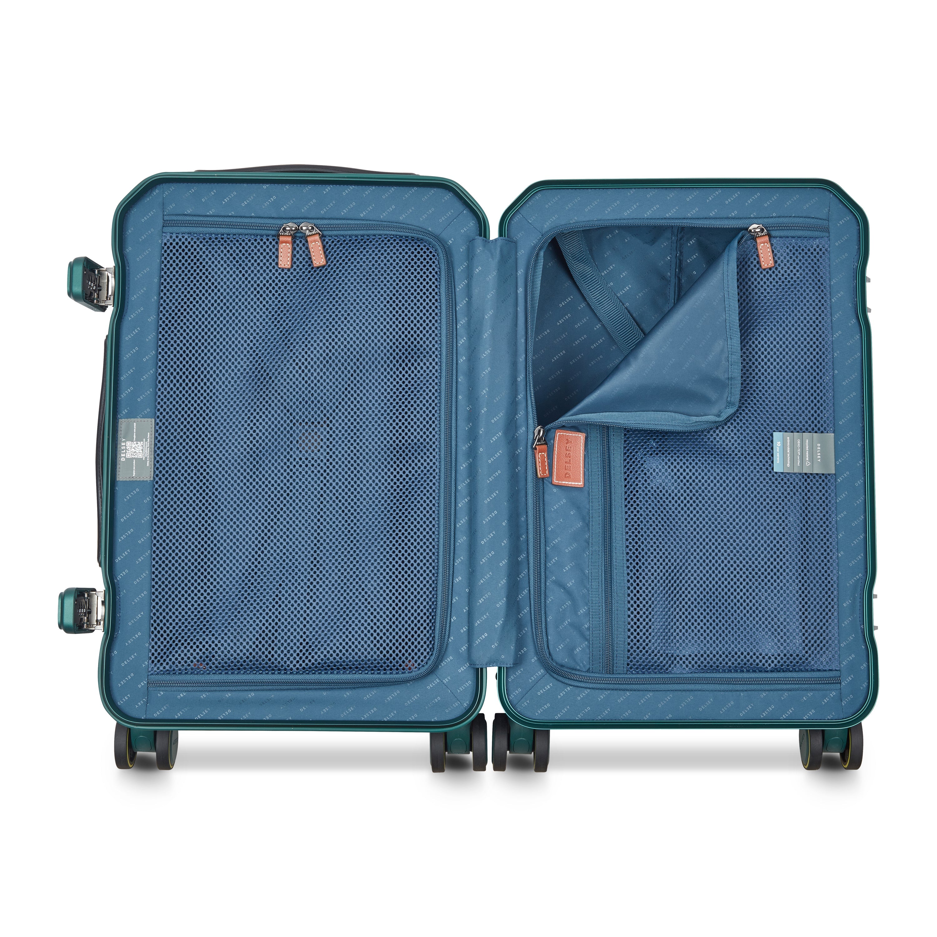 delsey-alu-r-aluminium-kabinenkoffer-55-cm-gr-n image 6