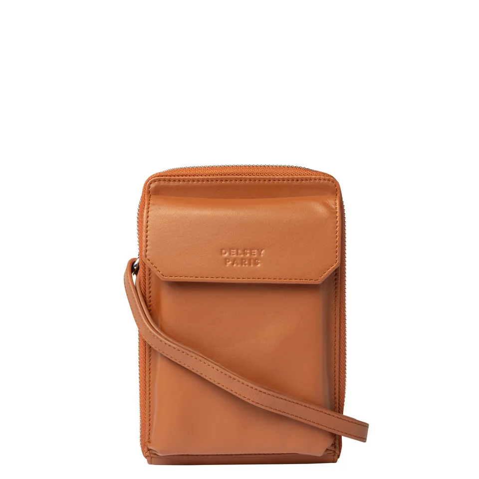 delsey-paris-le-cuir-lisse-geldb-rse-cognac-leder-2 image 1