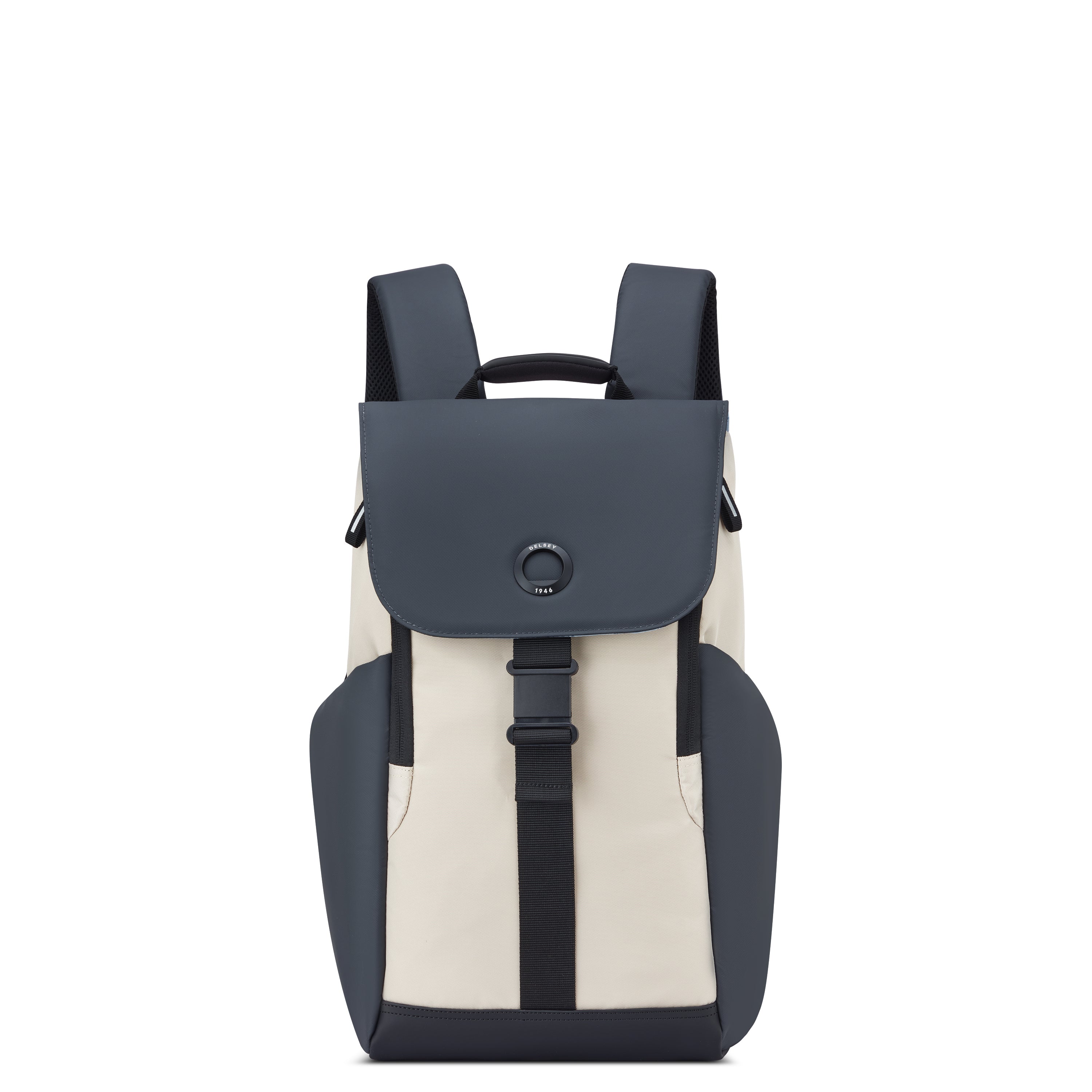 delsey-securflap-rucksack-22l-sand-laptop-daypack-mit-klappe image 4