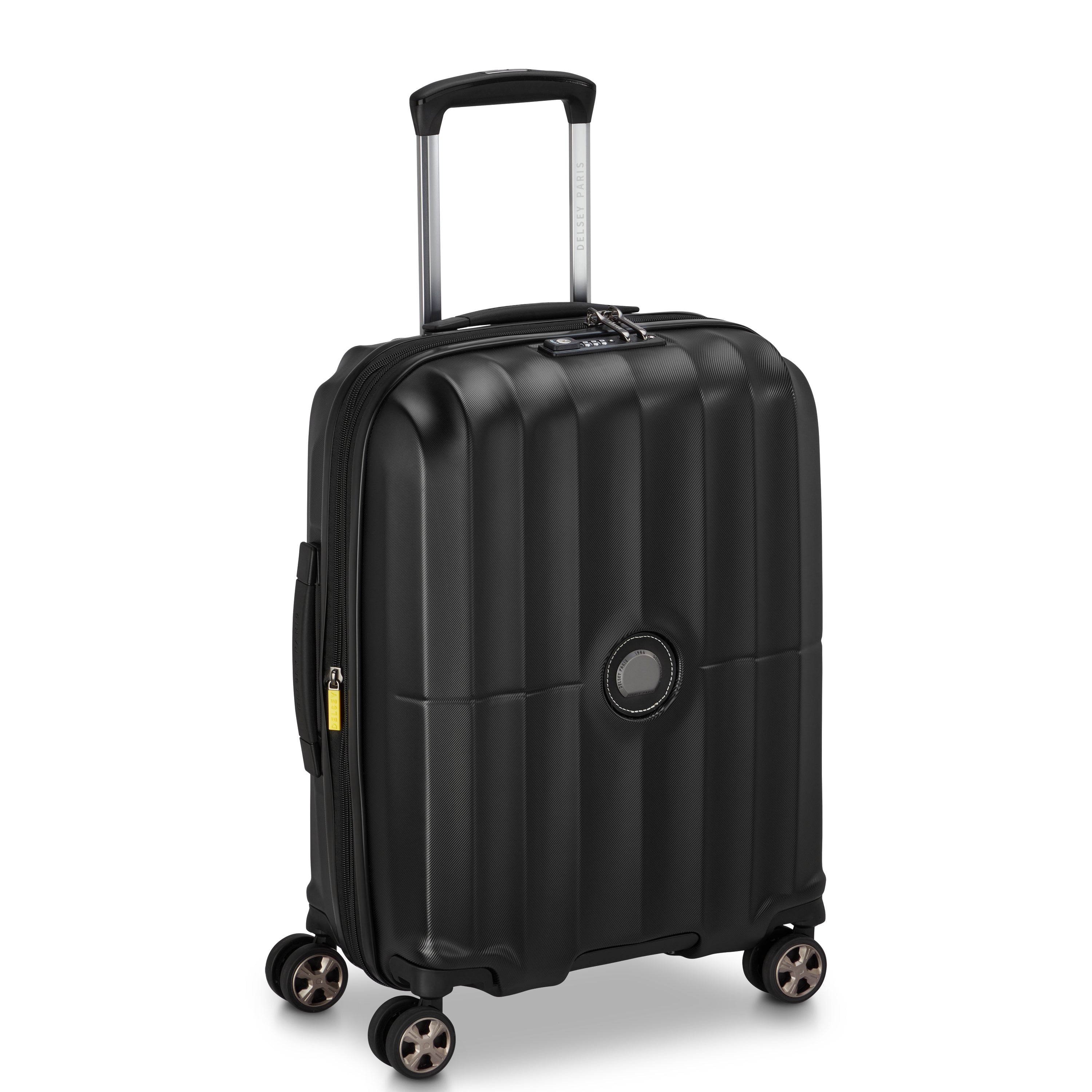 delsey-carrousel-2-kabinenkoffer-55-cm-schwarz-erweiterbar image 2