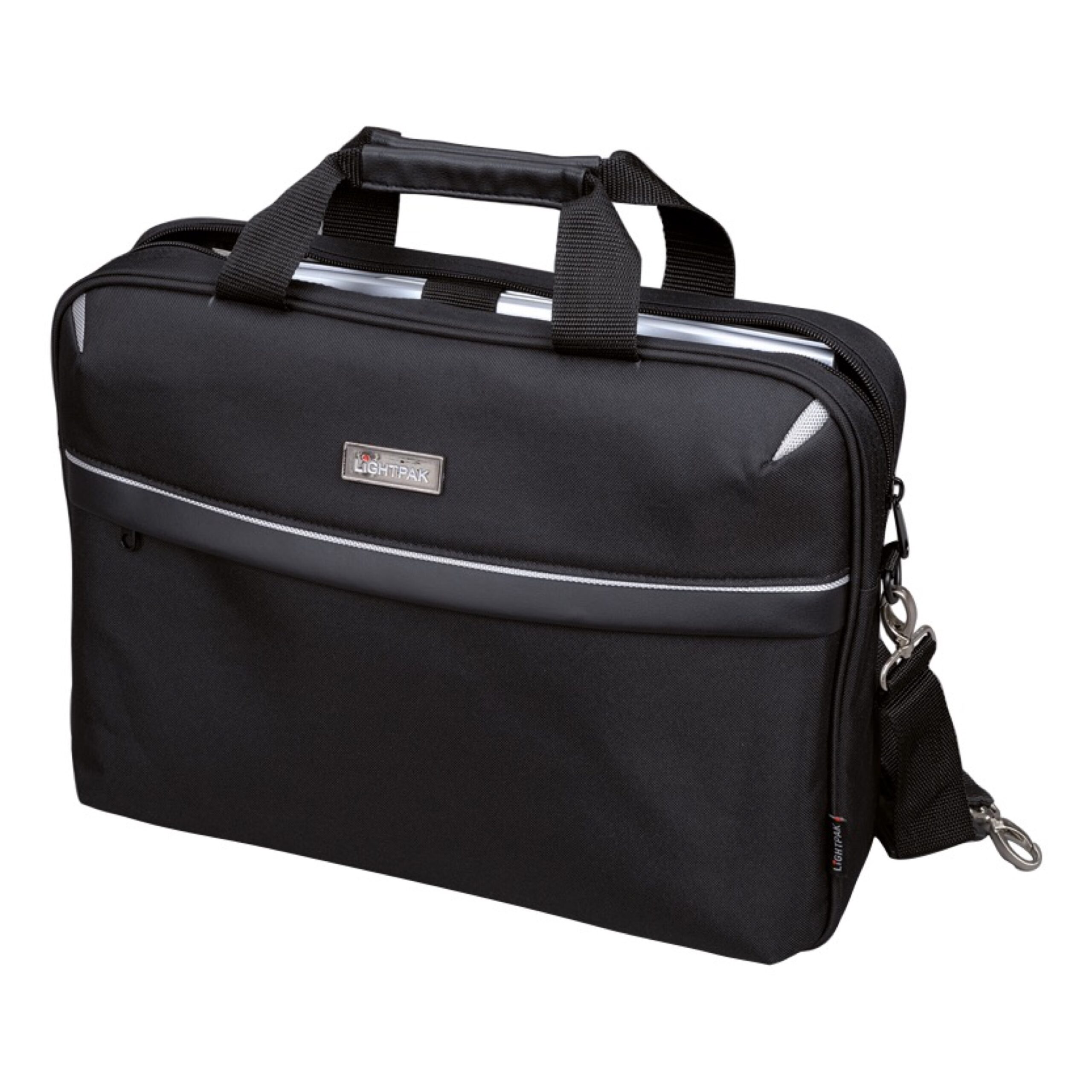 lightpak-sierra-laptoptasche-17-zoll-polyester-schwarz image 1