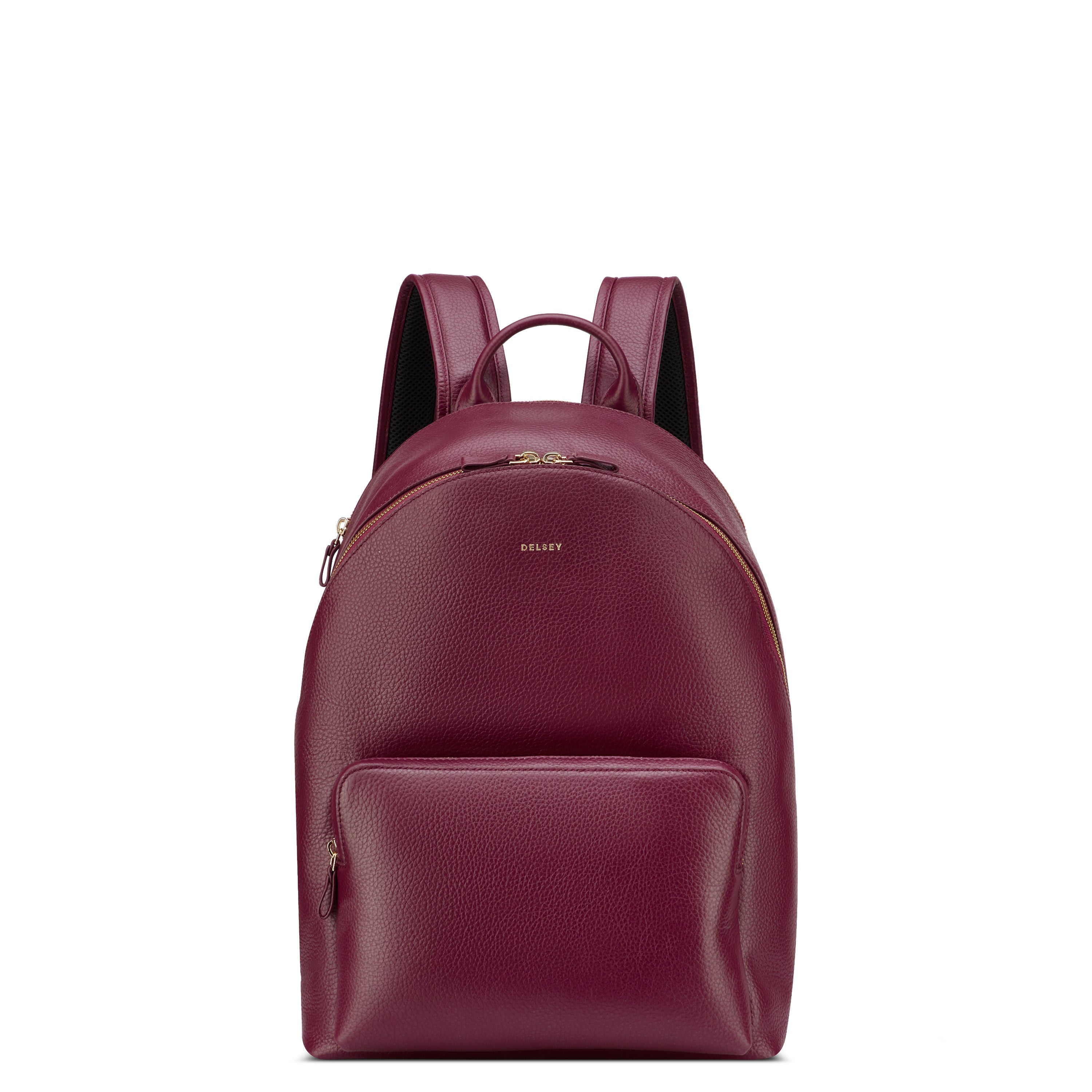 delsey-le-cuir-lisse-grain-rucksack-23l-bordeaux-leder image 4