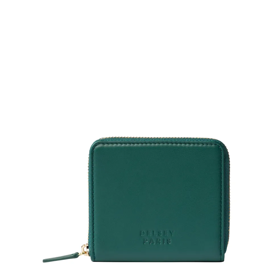 delsey-paris-le-cuir-lisse-wallet-geldb-rse-gr-n-leder image 1