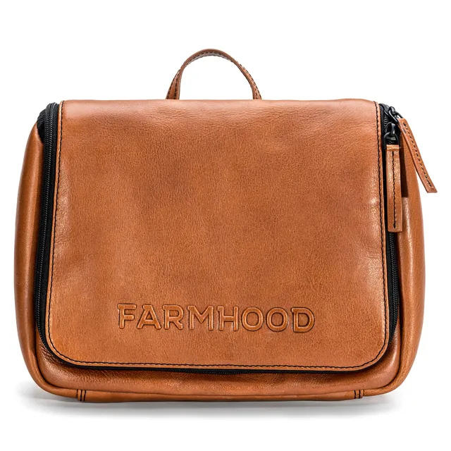 farmhood-memphis-kulturbeutel-leder-mit-haken-27-cm image 1