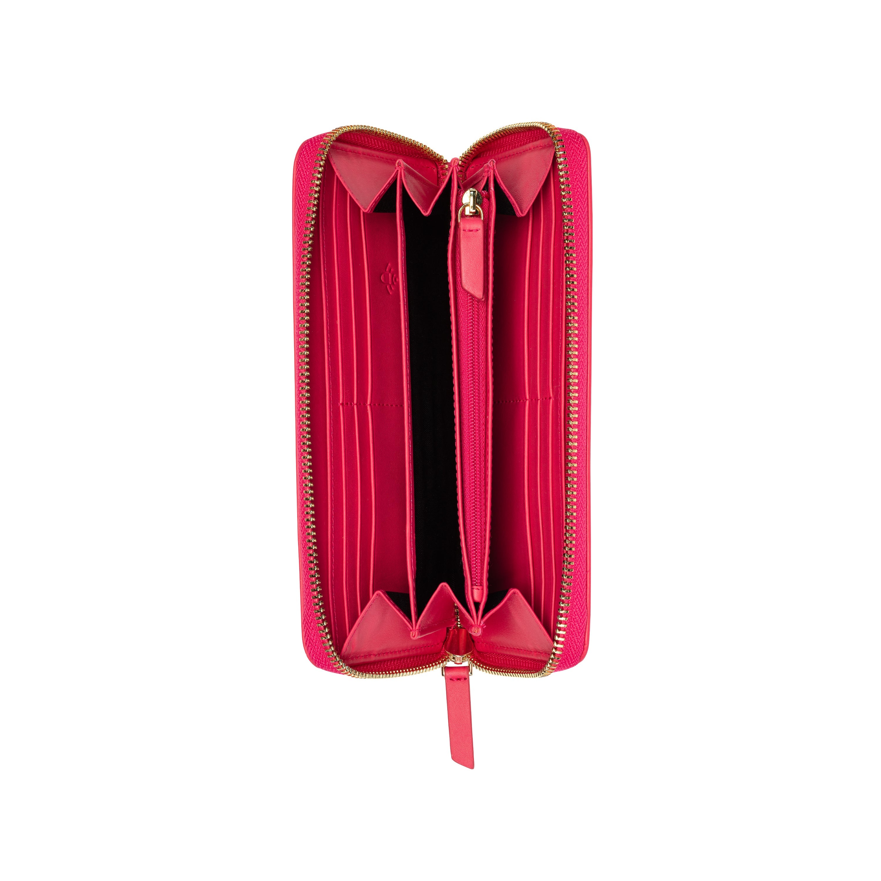delsey-le-cuir-lisse-geldb-rse-pink-leder-portemonnaie image 7