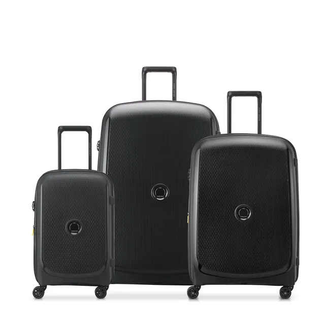 delsey-belmont-plus-kofferset-3-teilig-black-hartschale image 1