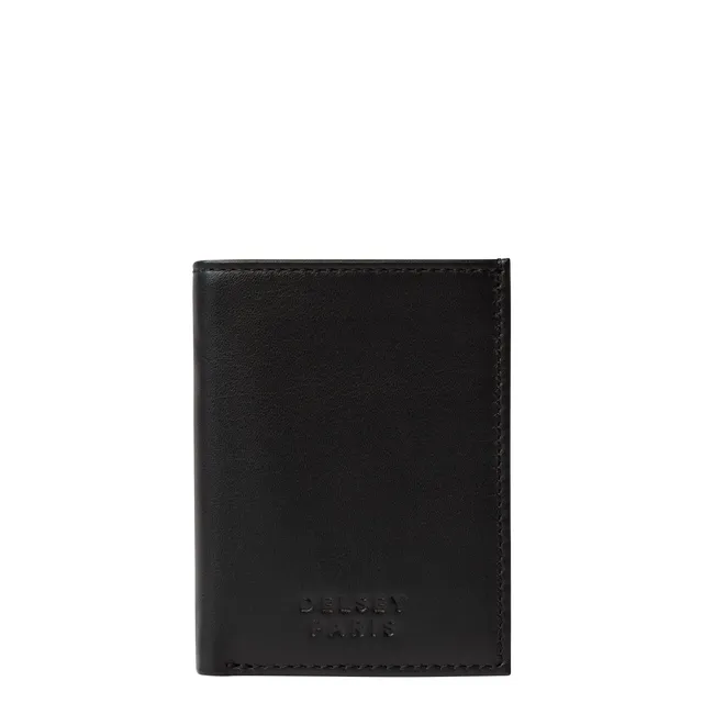 delsey-le-cuir-lisse-geldb-rse-schwarz-leder image 1