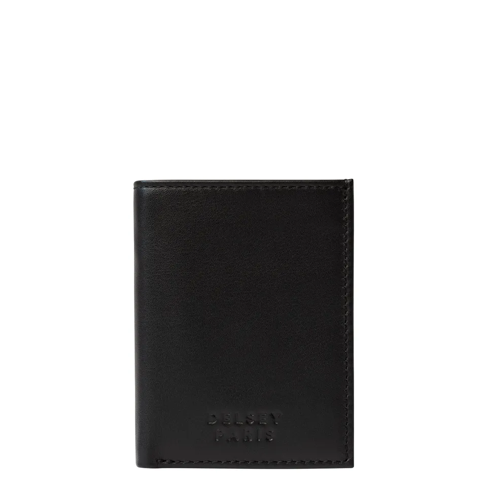 delsey-le-cuir-lisse-geldb-rse-schwarz-leder image 1