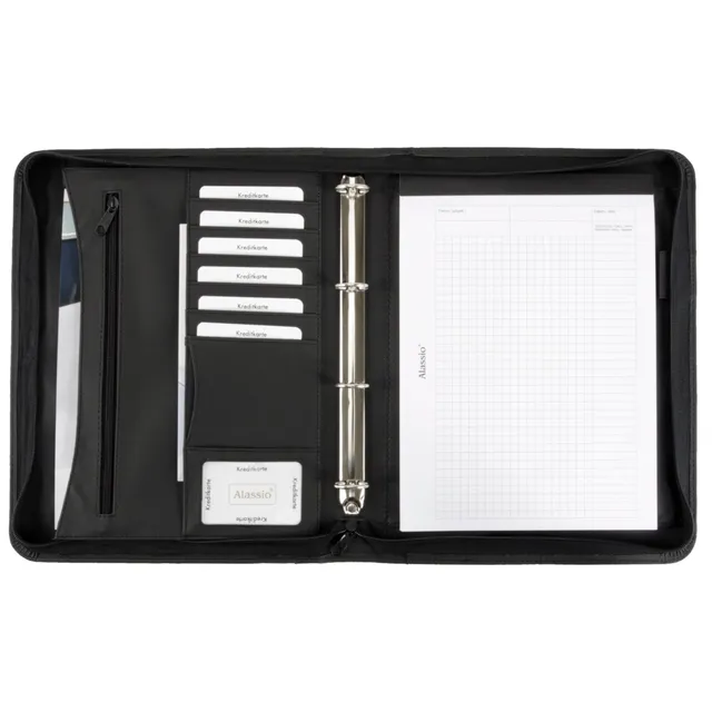 alumaxx-rondo-a4-ringbuchmappe-schwarz-kunstleder image 1