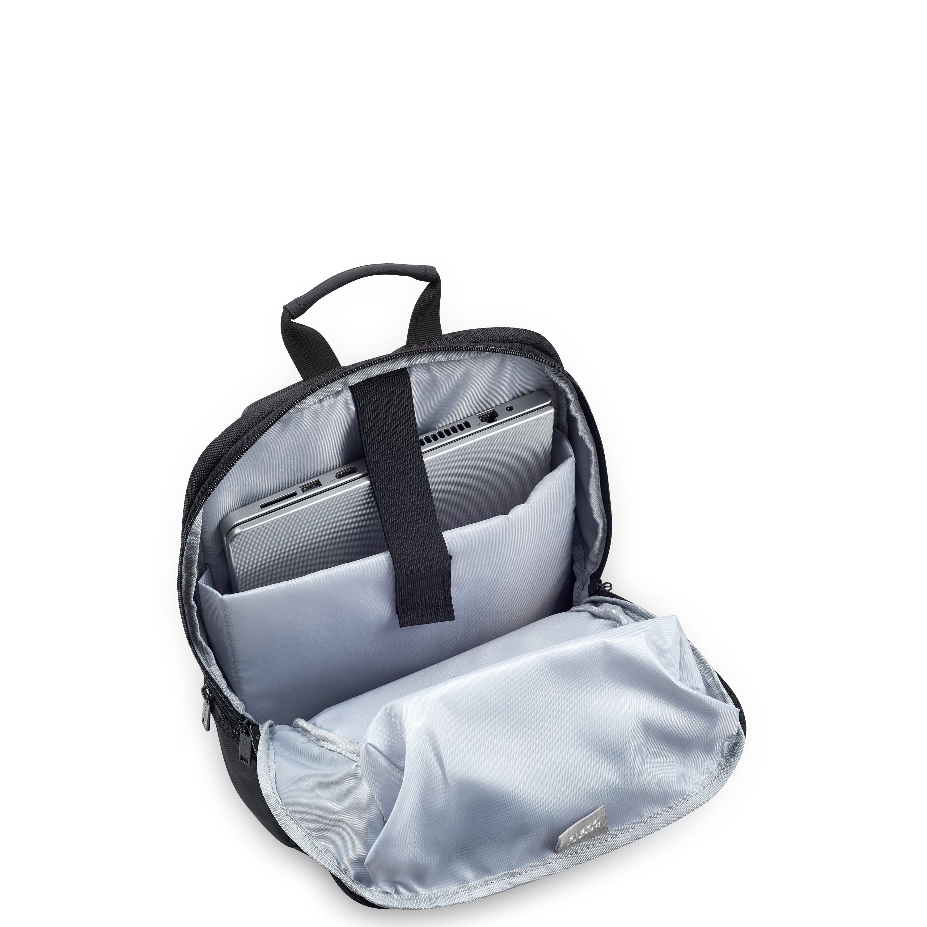 delsey-parvis-plus-rucksack-22l-schwarz-2-f-cher-laptop image 6