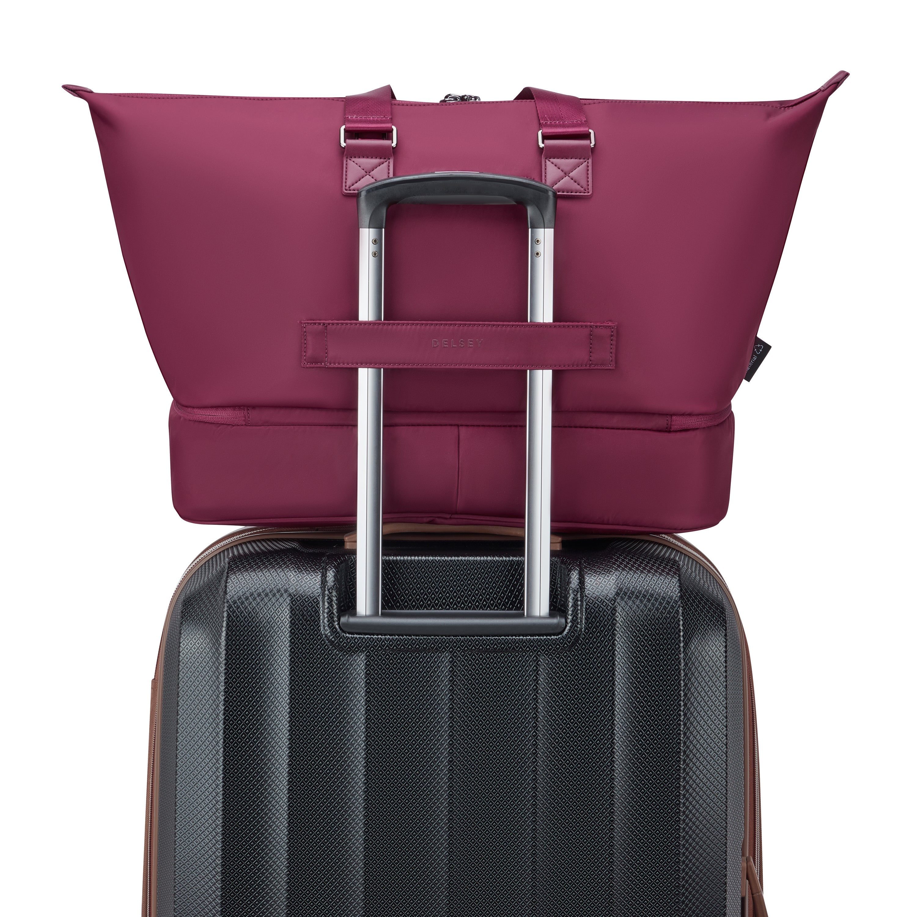 delsey-victoire-weekender-reisetasche-61-cm-burgundy image 5