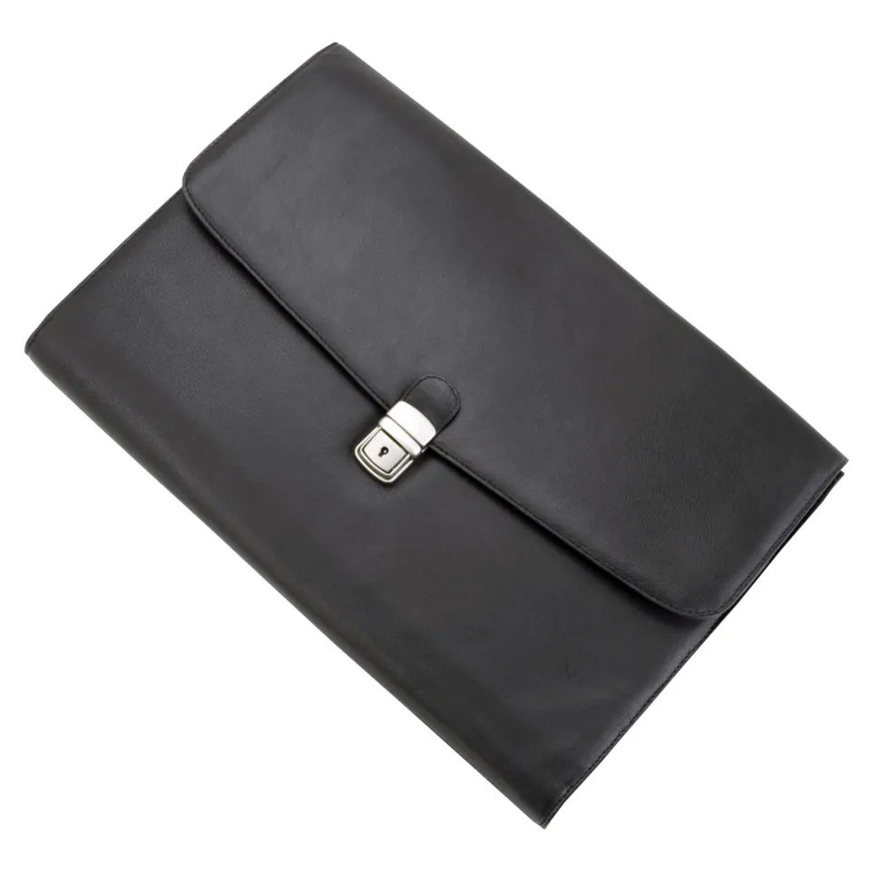 alumaxx-udine-dokumententasche-leder-schwarz-a4-mit-schloss image 1