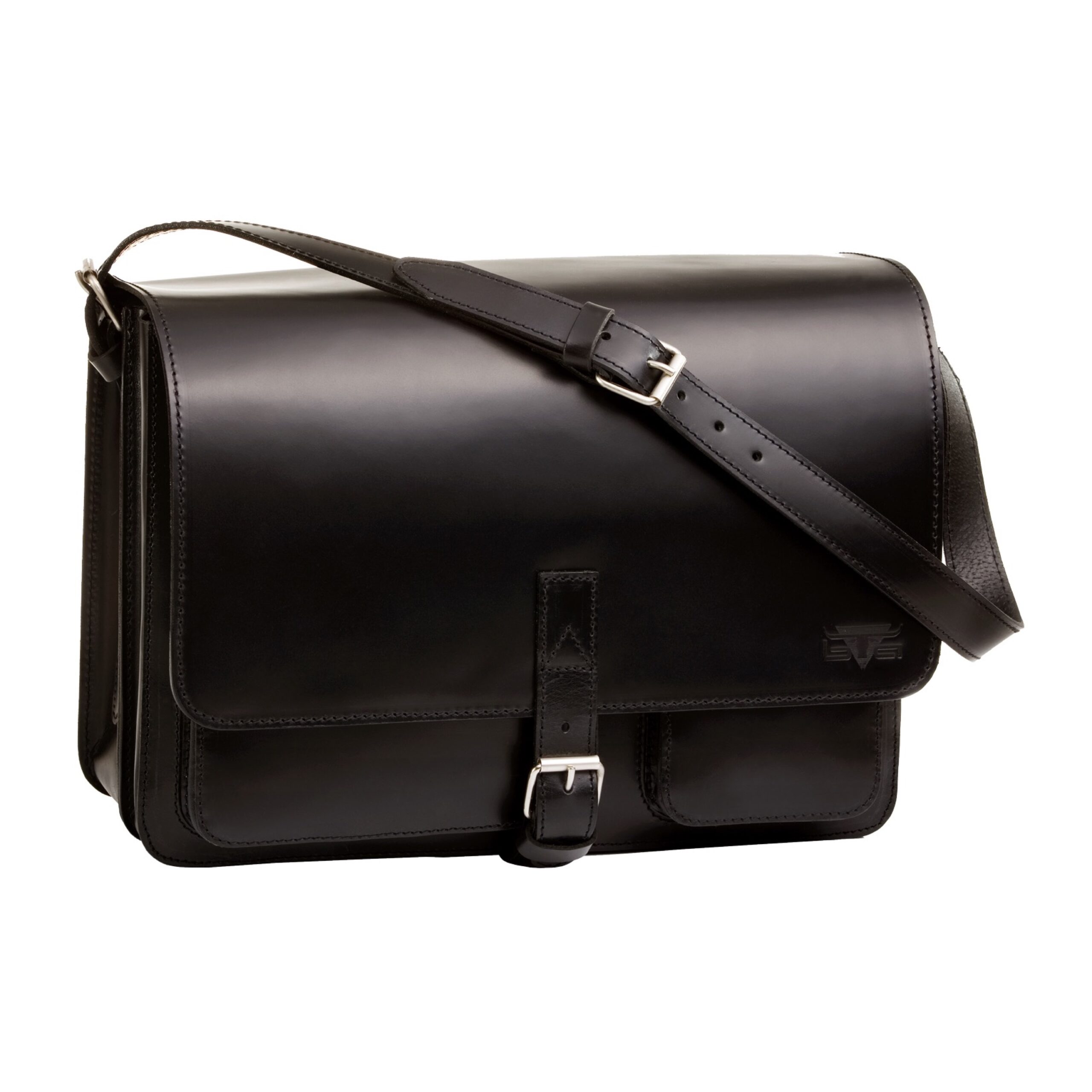 alumaxx-scotty-schultertasche-schwarz-sattelleder-40-cm image 1