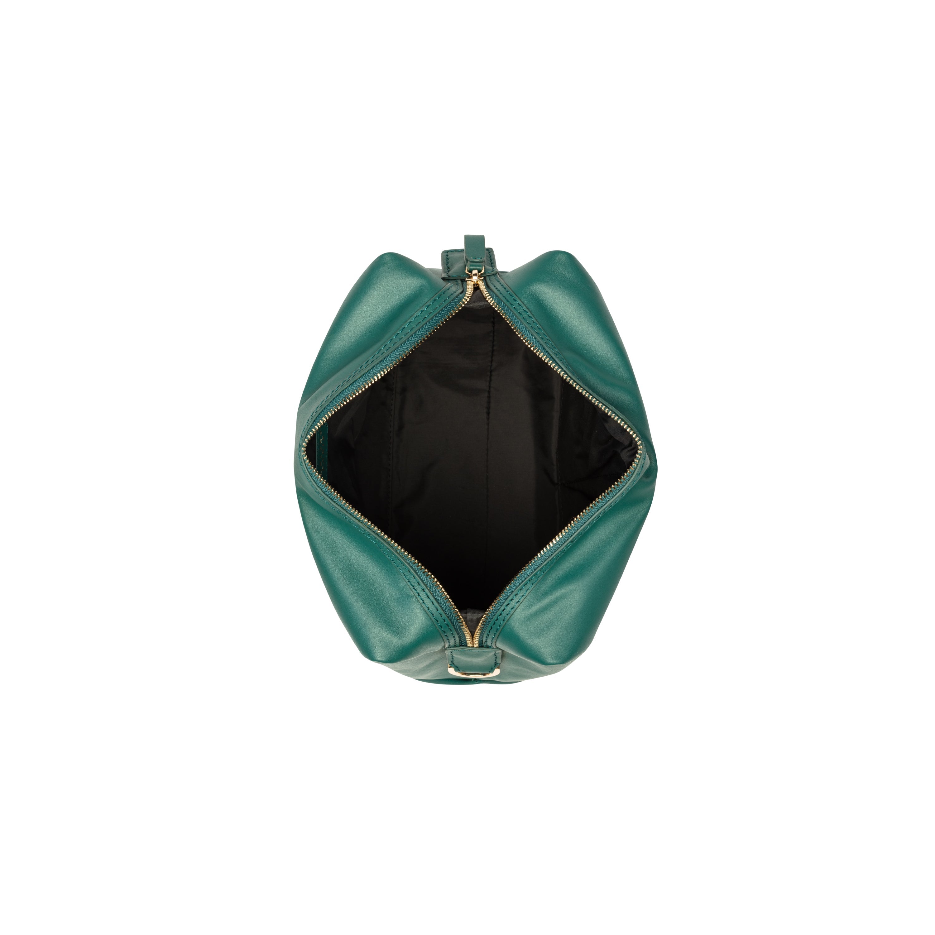 delsey-le-cuir-lisse-kulturtasche-green-leder image 3