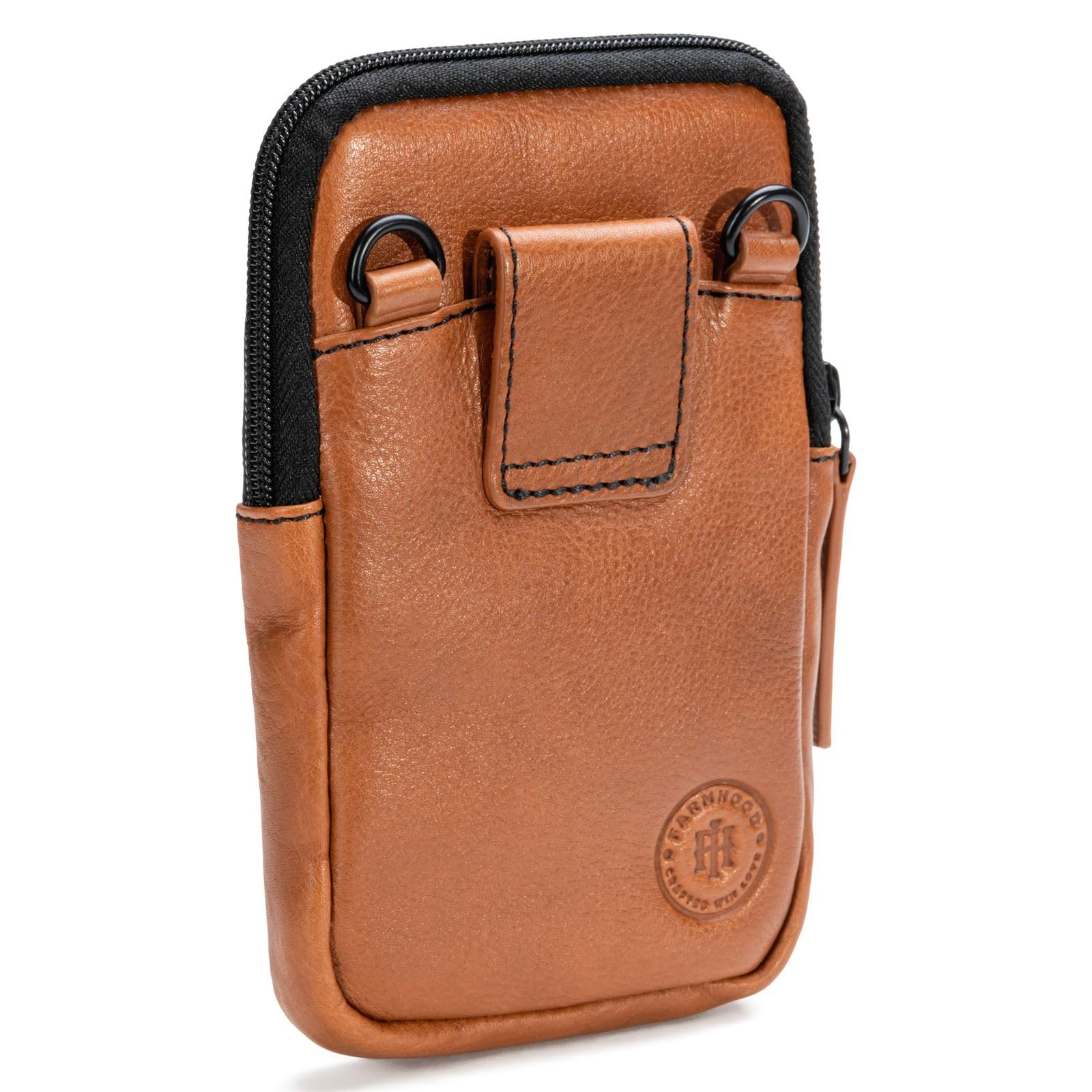 farmhood-memphis-handytasche-leder-12-cm-crossbody-clip image 2