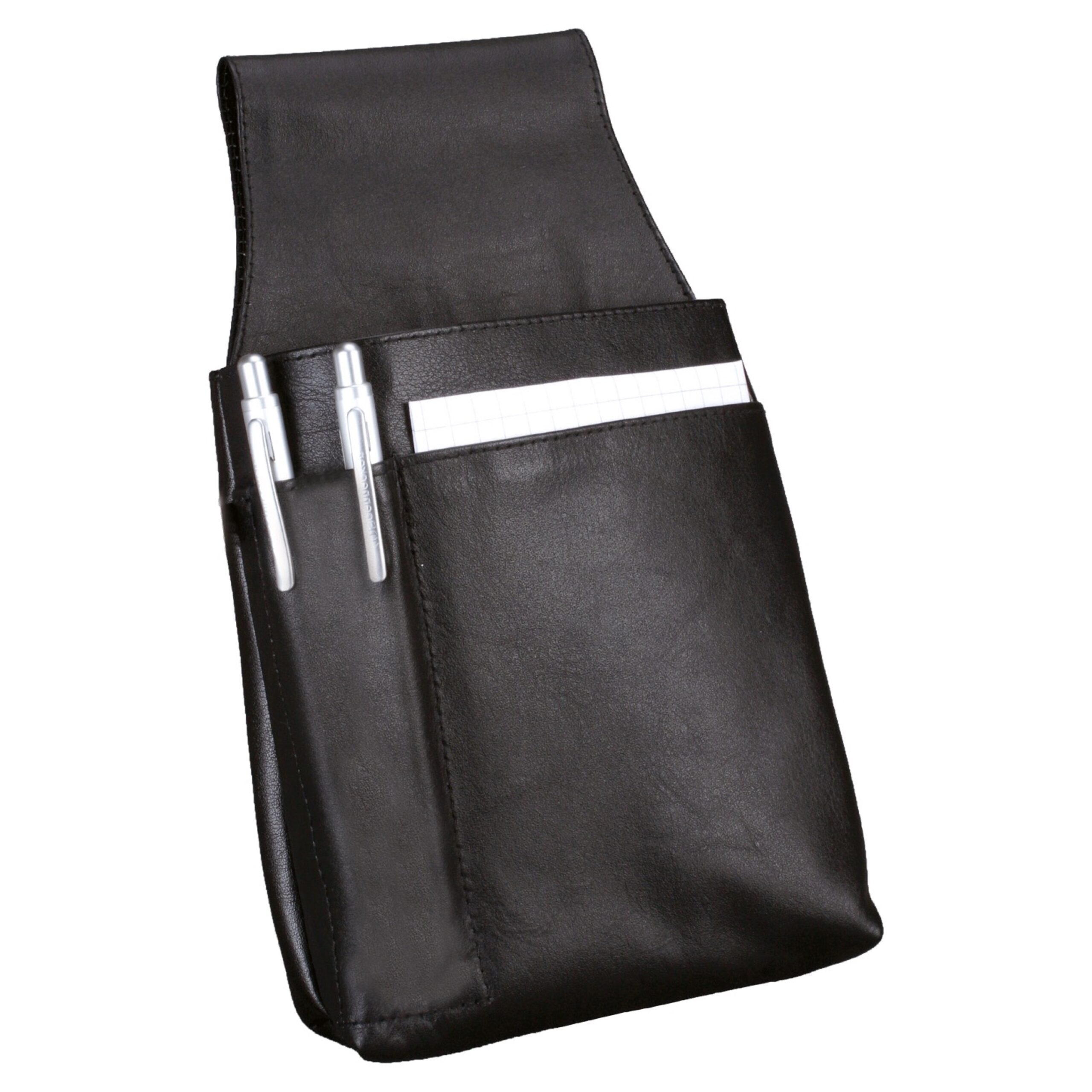 alumaxx-g-rteltasche-f-r-kellnerb-rse-nappaleder-schwarz image 1