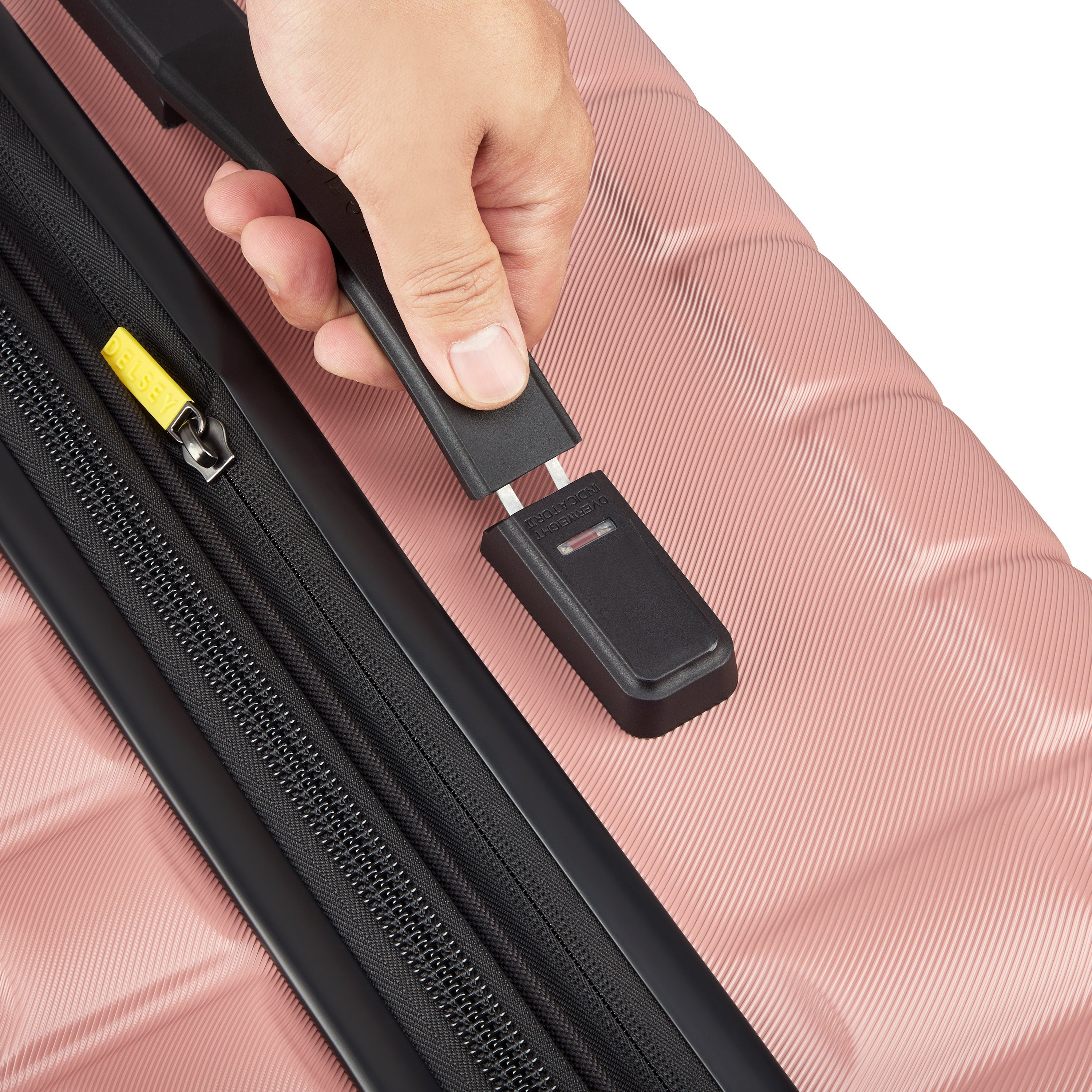 delsey-brochant-3-shadow-5-0-reisekoffer-82-cm-rosa-erweiterbar image 7