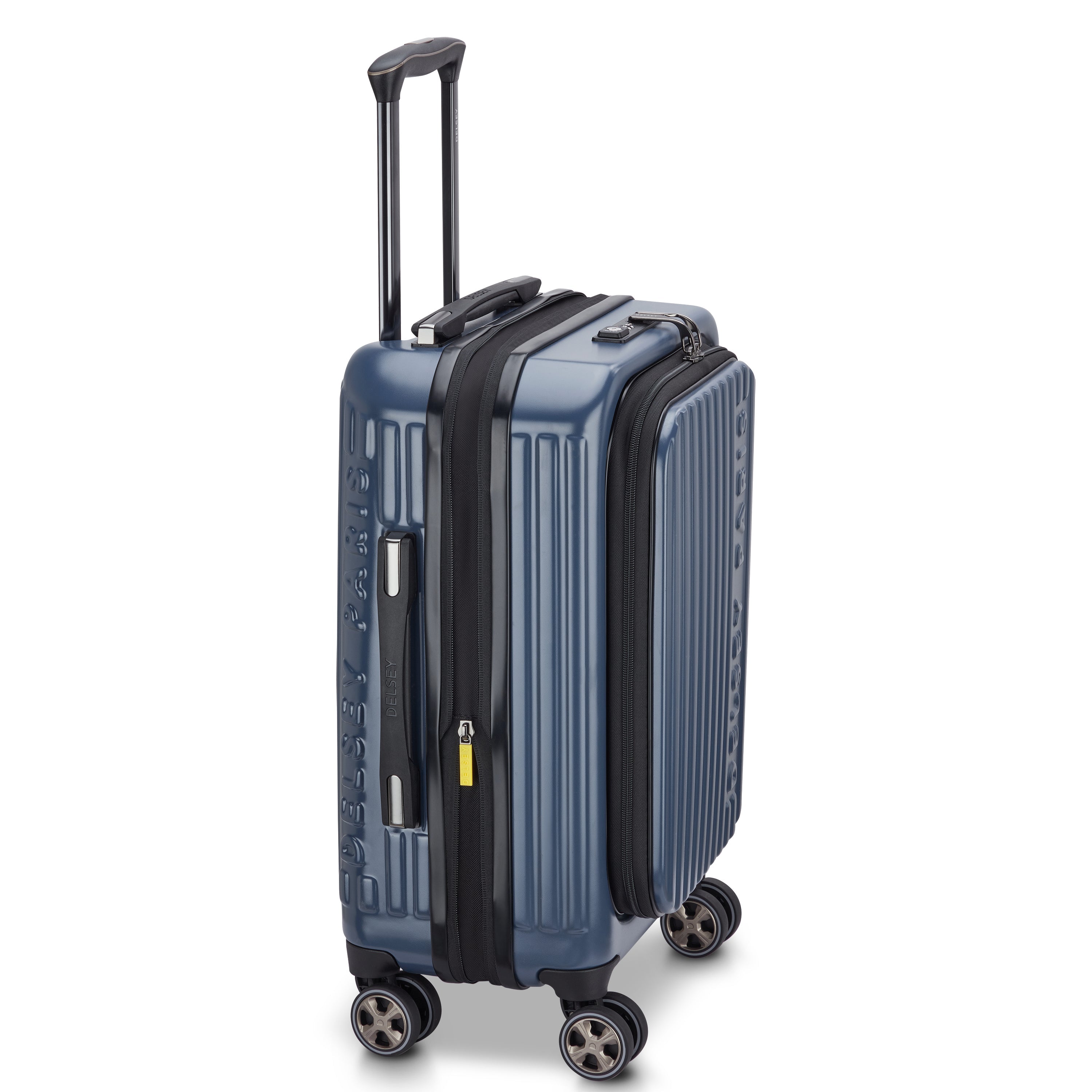 delsey-securitime-zip-kabinenkoffer-55-cm-beige-erweiterbar image 5