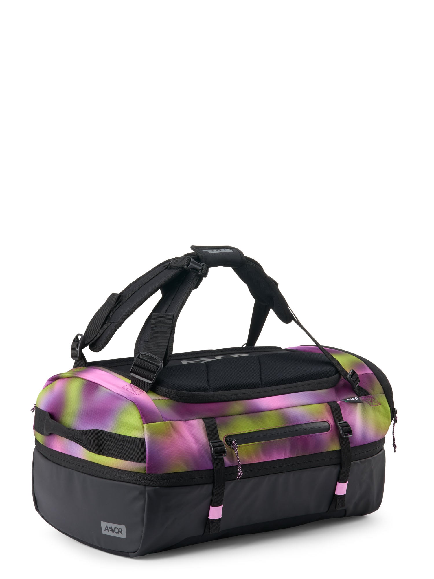 aevor-duffel-pack-47-60l-proof-psychedelic-slush-muster image 1