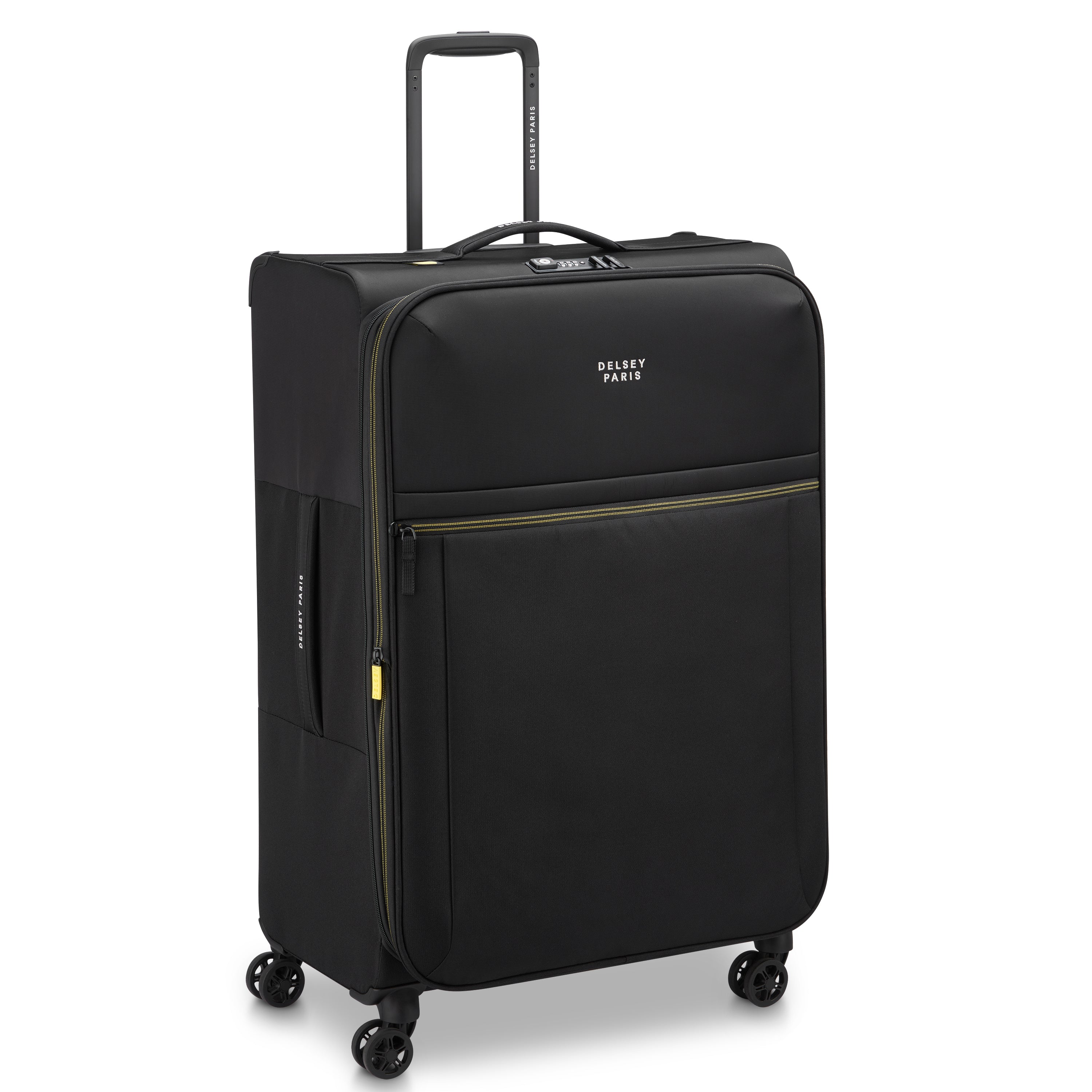 delsey-brochant-3-koffer-78-cm-schwarz-erweiterbar-weich image 2