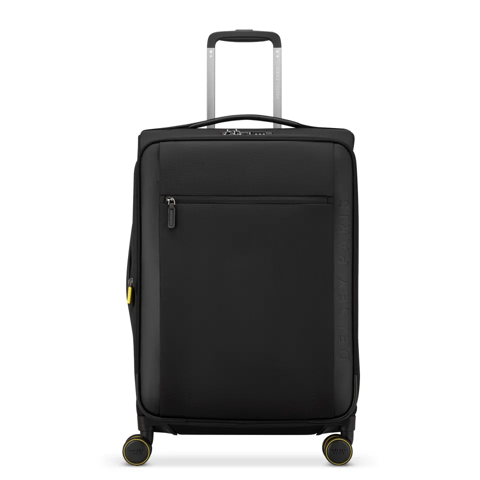delsey-montmartre-3-koffer-66-cm-schwarz-erweiterbar-weich image 1