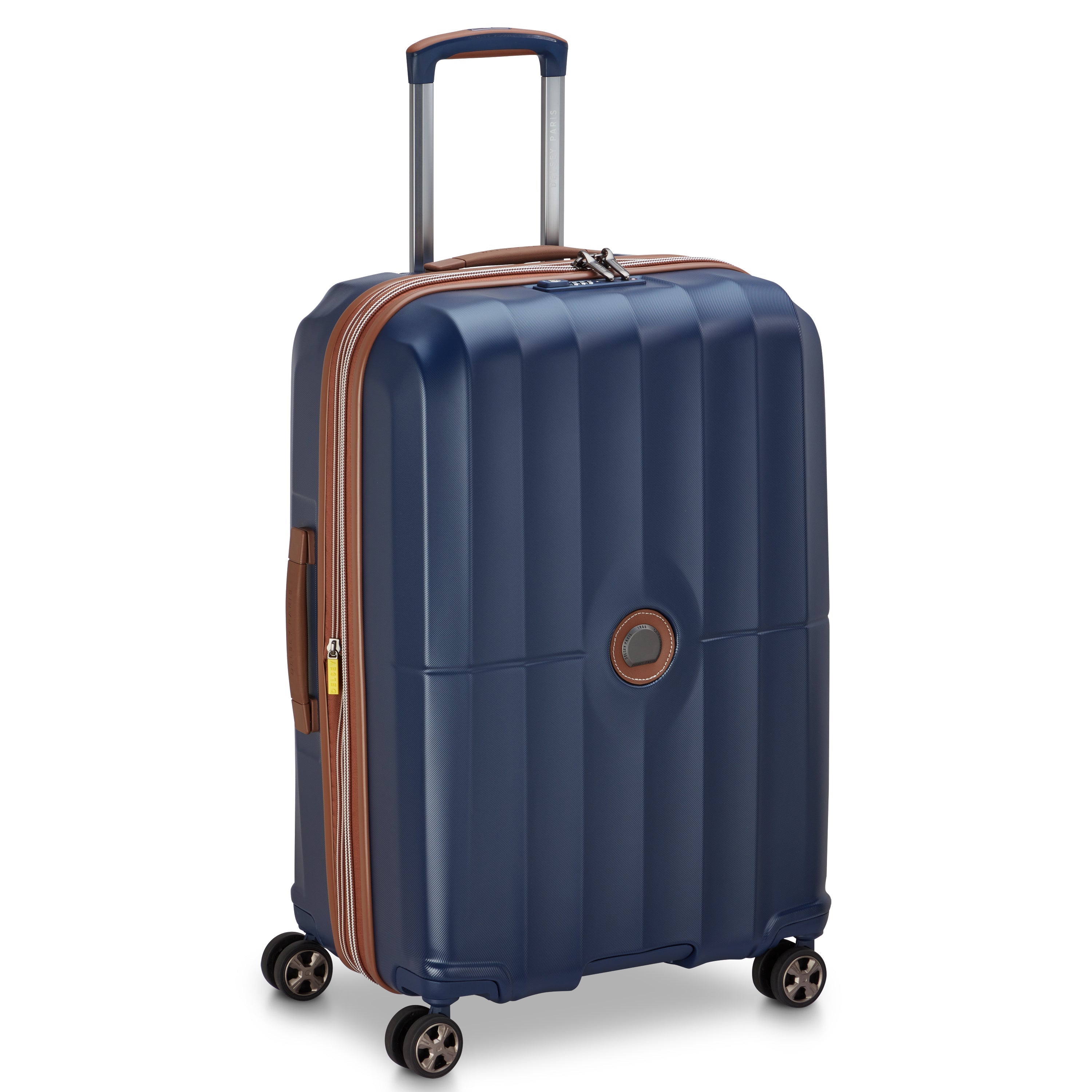 delsey-carrousel-2-koffer-67-5-cm-blau-erweiterbar-hartschale image 2