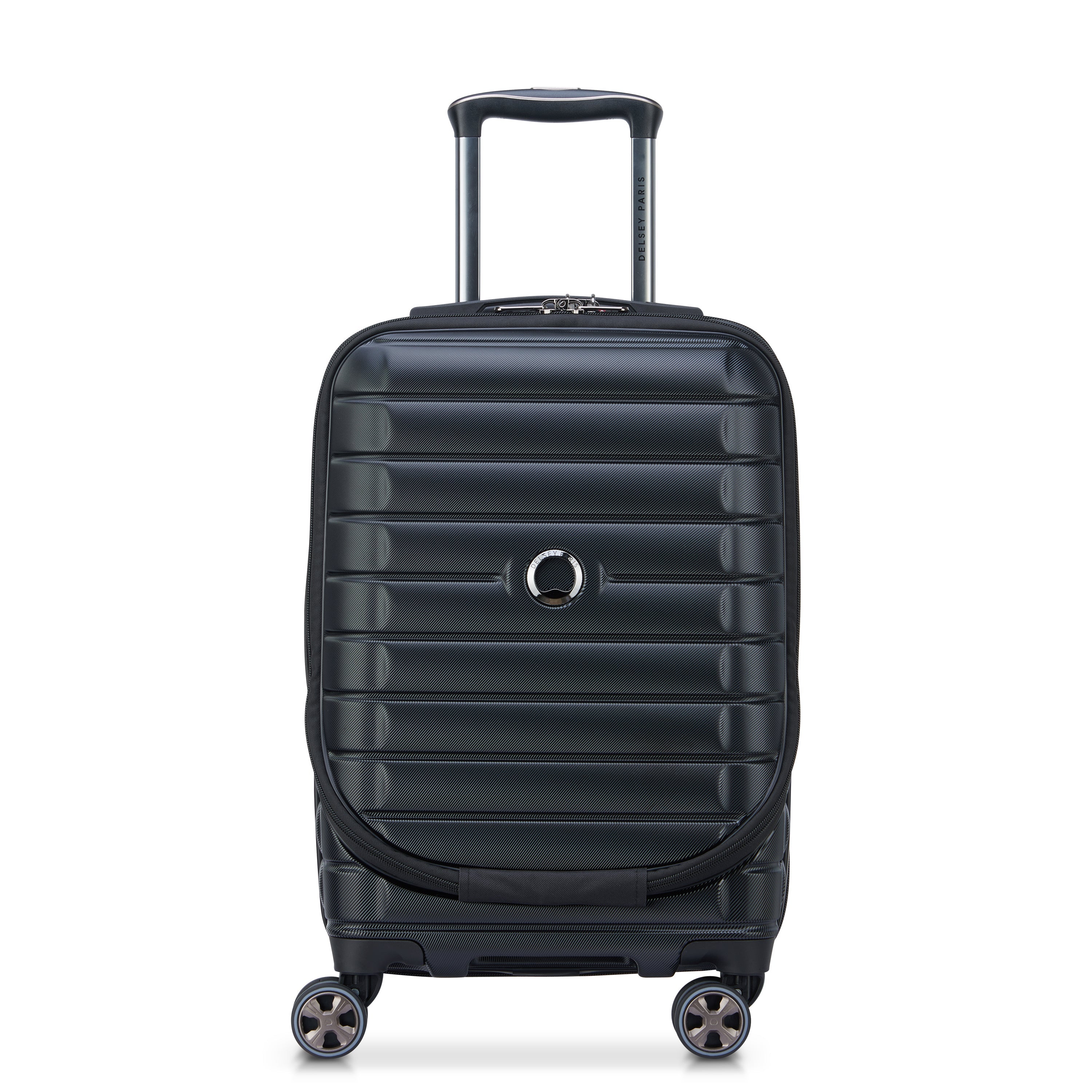 delsey-shadow-5-0-kabinenkoffer-55cm-schwarz-erweiterbar image 1