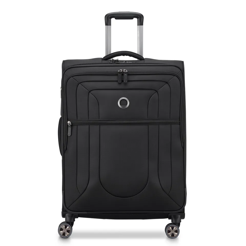 delsey-brochant-3-shadow-dlx-koffer-schwarz-70-cm-weich-erweiterbar image 1