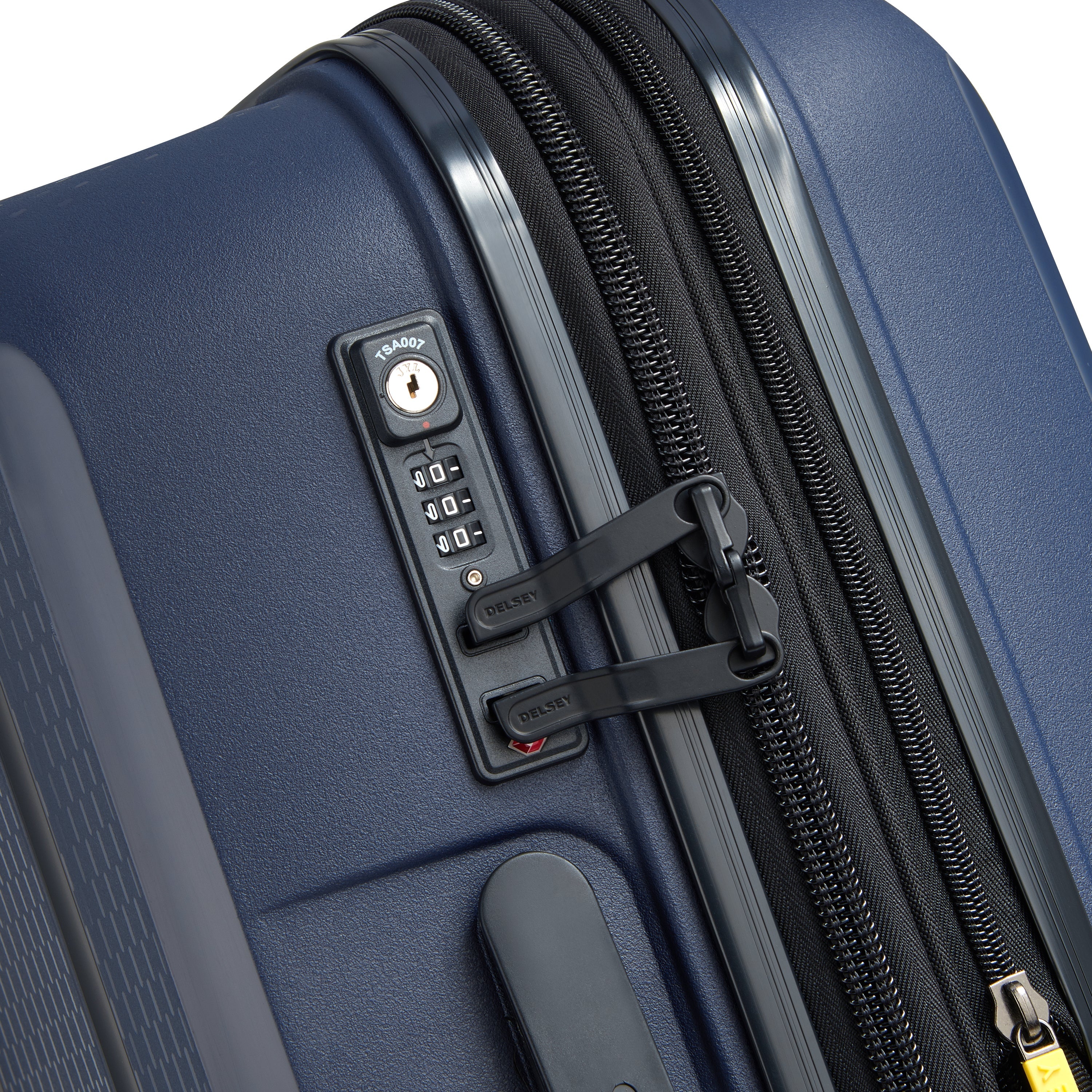 delsey-belmont-plus-55-cm-kabinenkoffer-blau-erweiterbar image 5