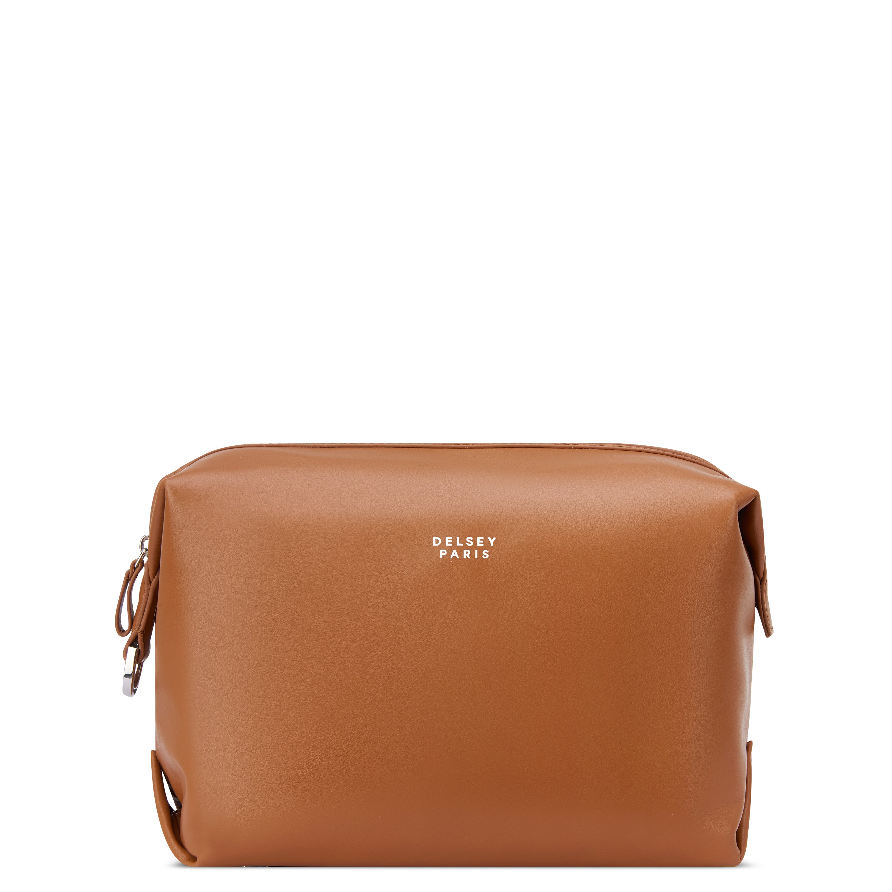 delsey-le-cuir-liss-kulturbeutel-leder-cognac image 1