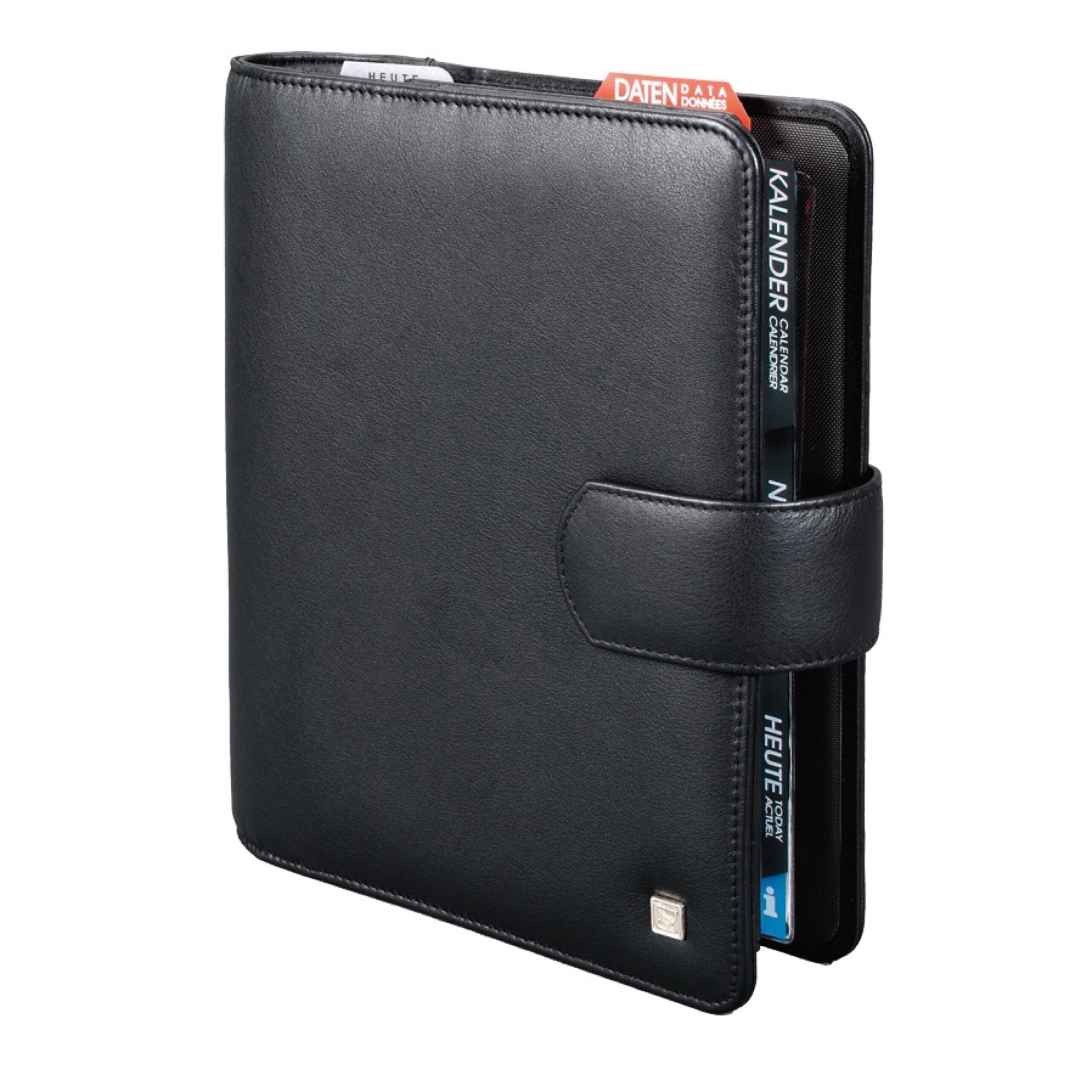 bind-manager-planer-a5-schwarz-nappaleder-magnet image 2