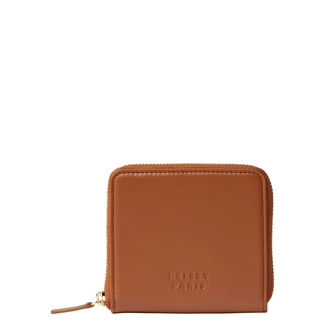 delsey-le-cuir-lisse-geldb-rse-cognac-leder-portemonnaie-2 image 1