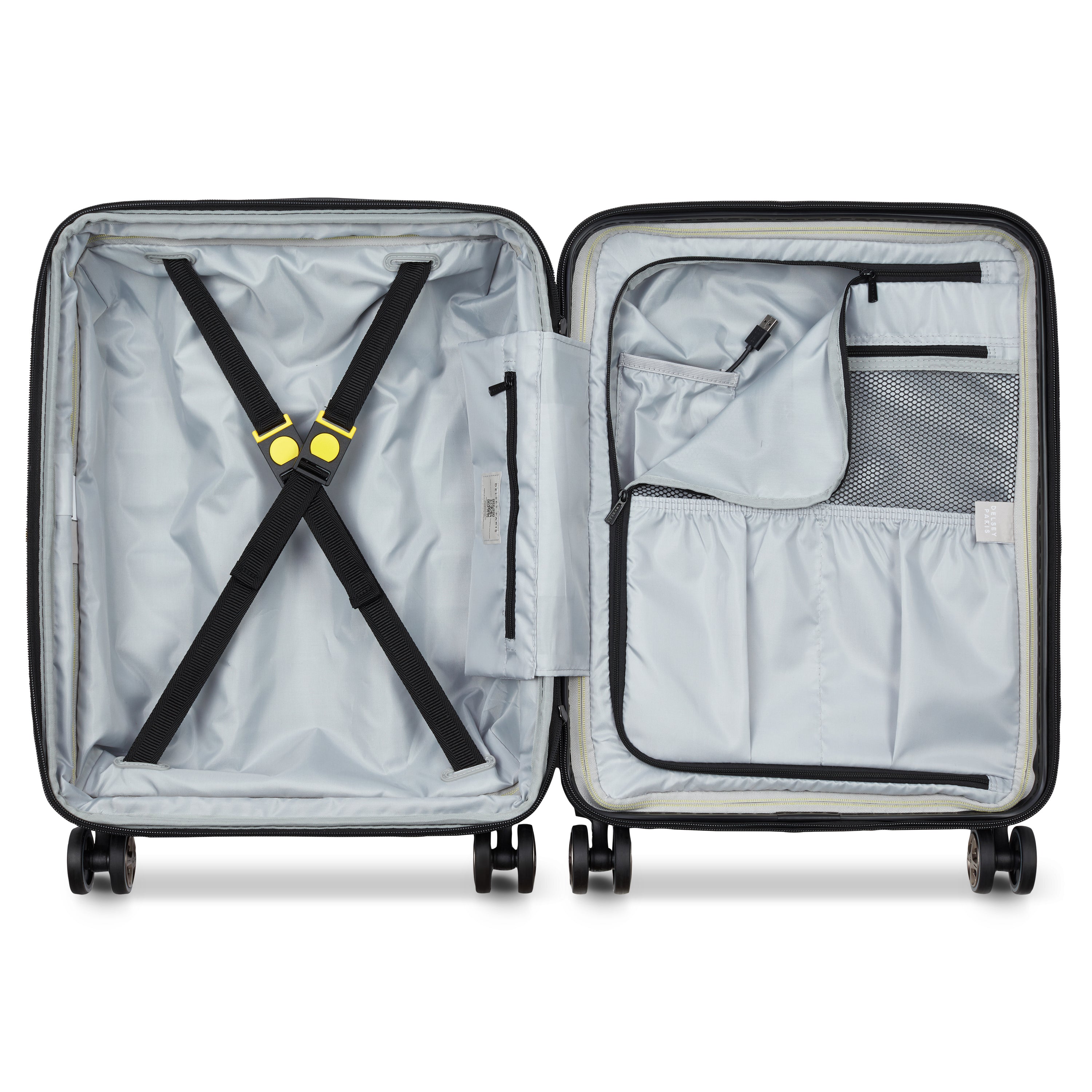 delsey-shadow-5-0-55-cm-kabinenkoffer-schwarz-erweiterbar image 3