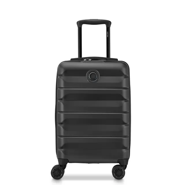 delsey-air-armour-kabinenkoffer-55-cm-schwarz-erweiterbar image 1