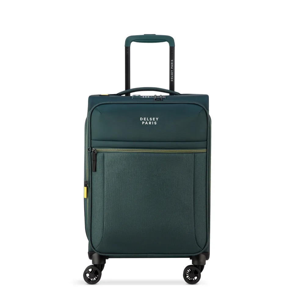 delsey-paris-brochant-3-kabinenkoffer-55-cm-gr-n-erweiterbar image 1